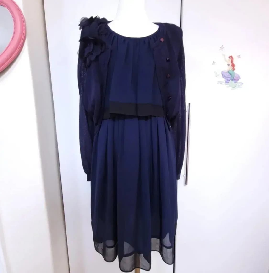 온앤온 가디건&민소매 원피스 세트 상품이미지3