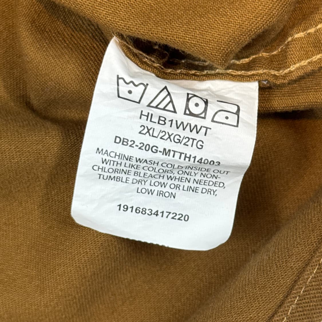 XXL) Wrangler 랭글러 패치워크 투포켓 워크웨어 코튼 셔츠 상품이미지8