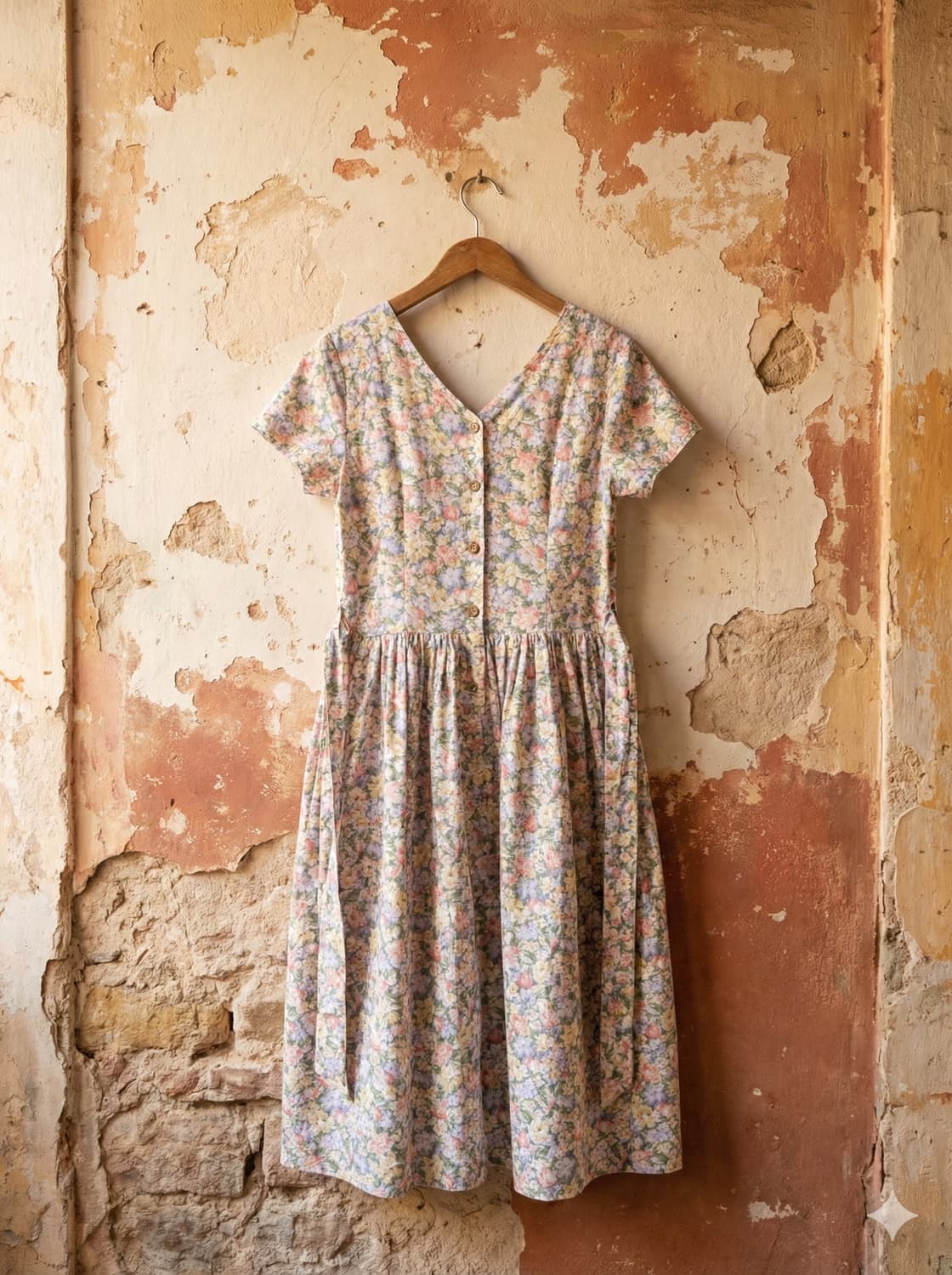 빈티지 플라워 원피스 상품이미지1