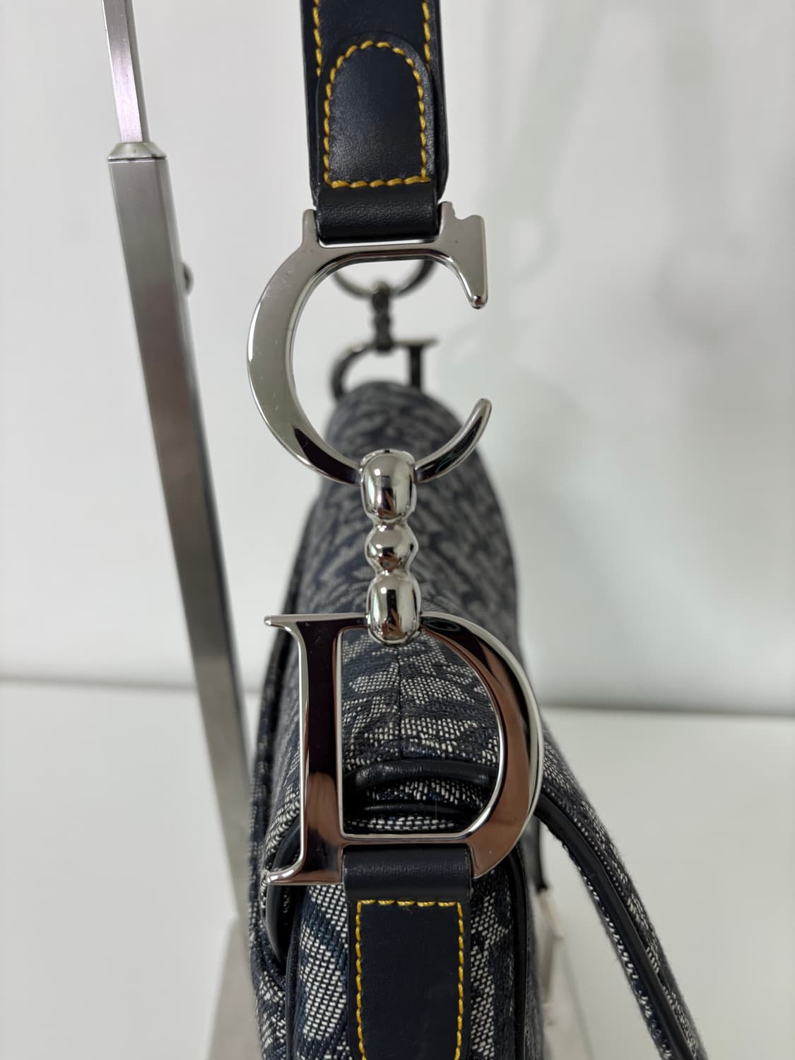 디올 오블리크 새들백 은장 빈티지 상품이미지5