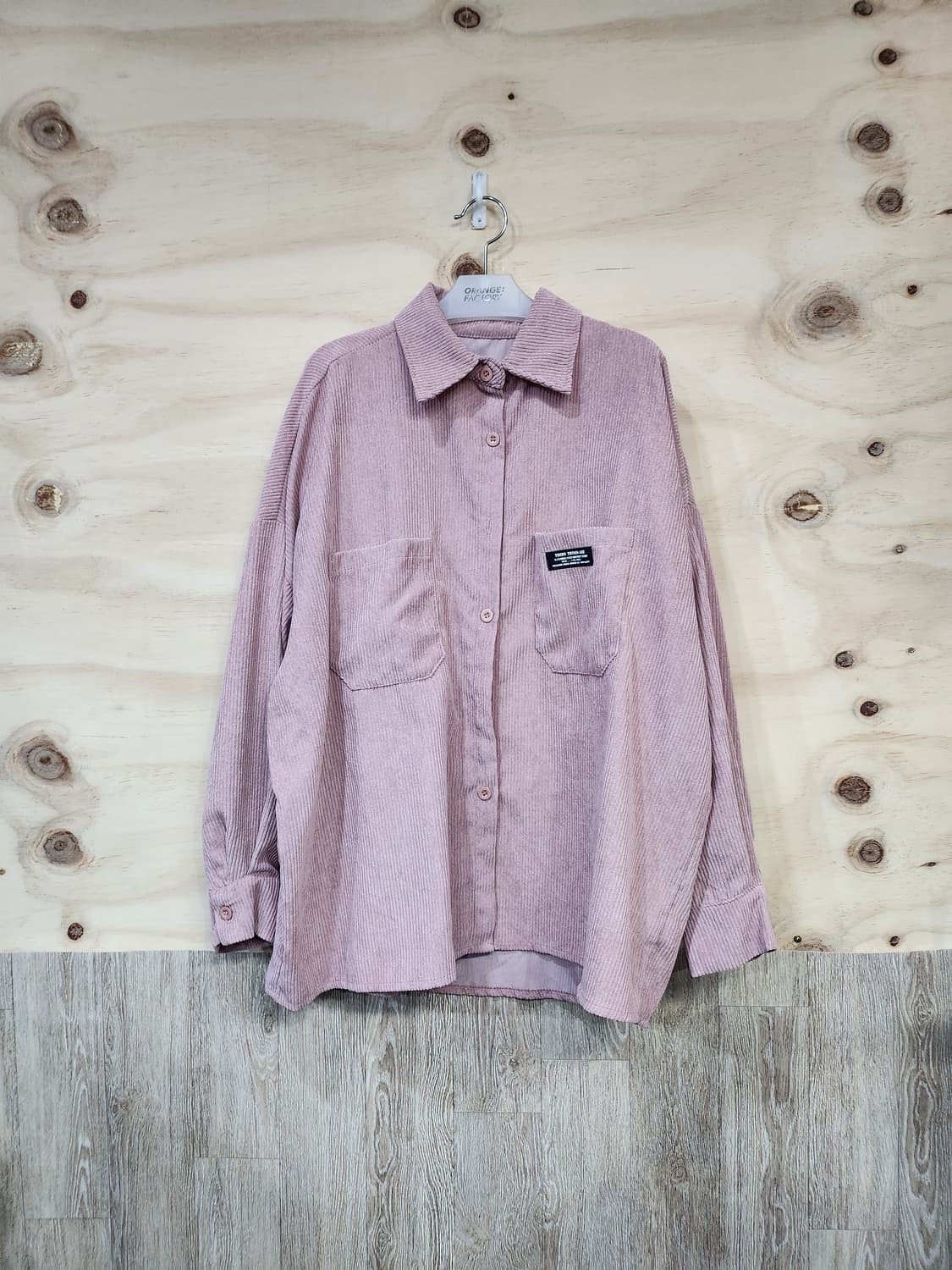 371) 여성 코듀로이 셔츠 상품이미지1