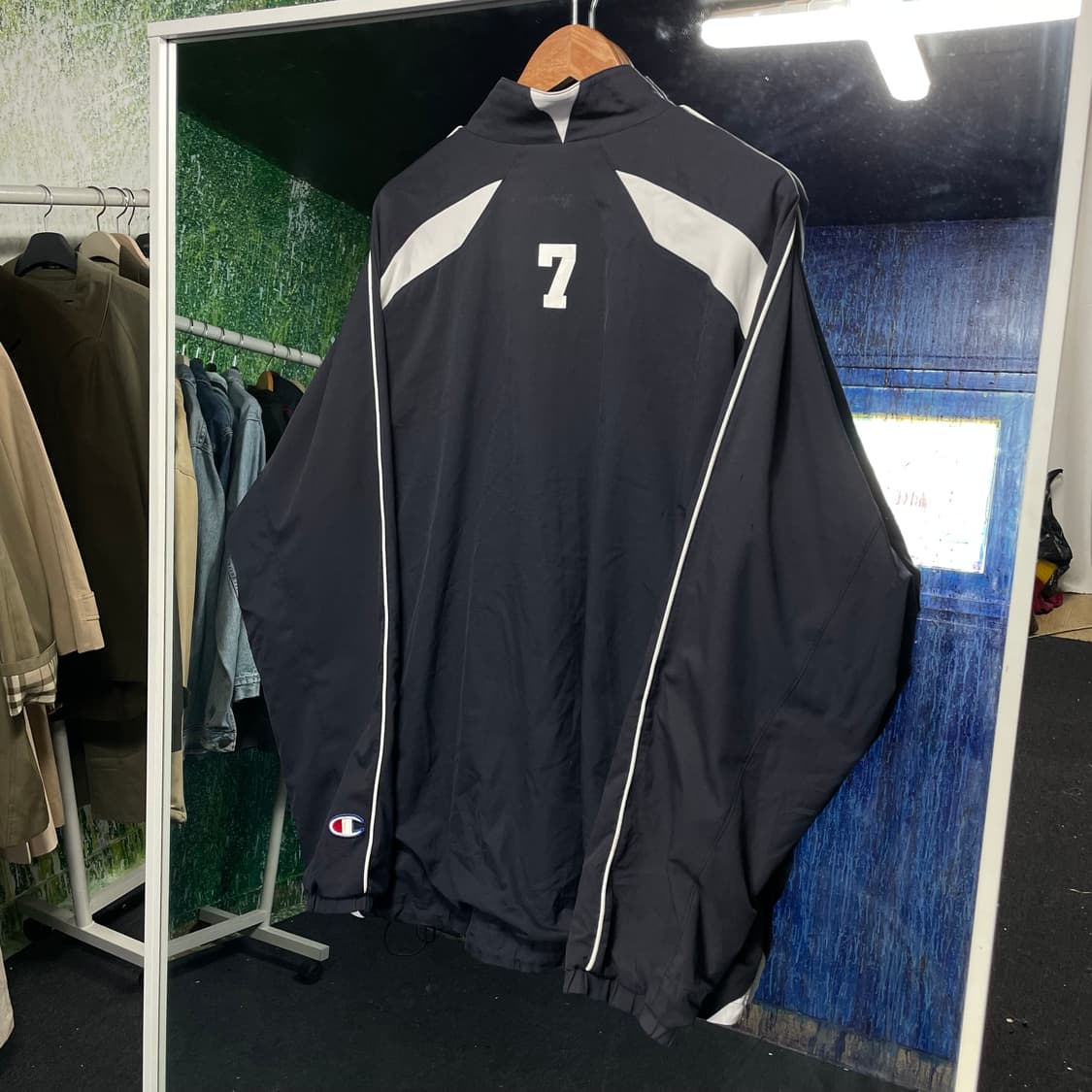 챔피온 네이비 바람막이 110 상품이미지4