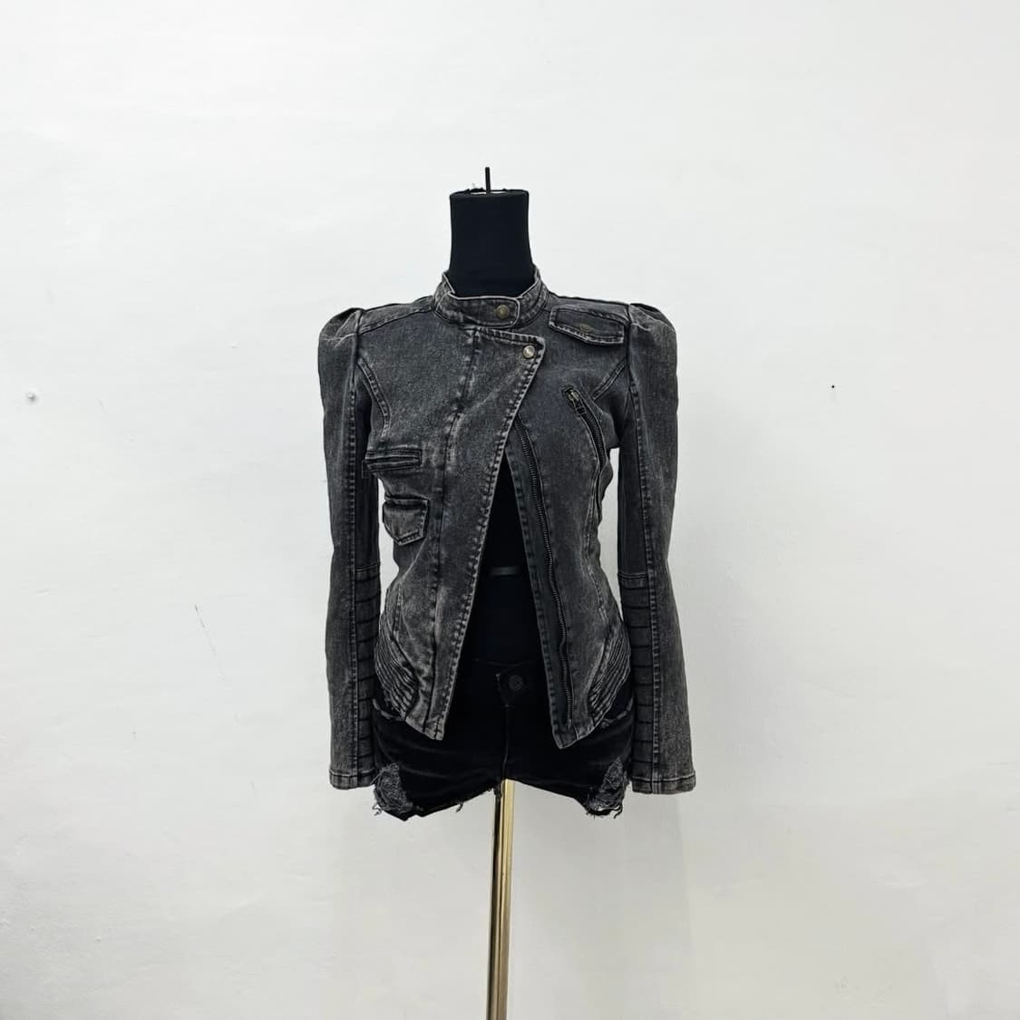 Stone washing denim jacket 상품이미지2