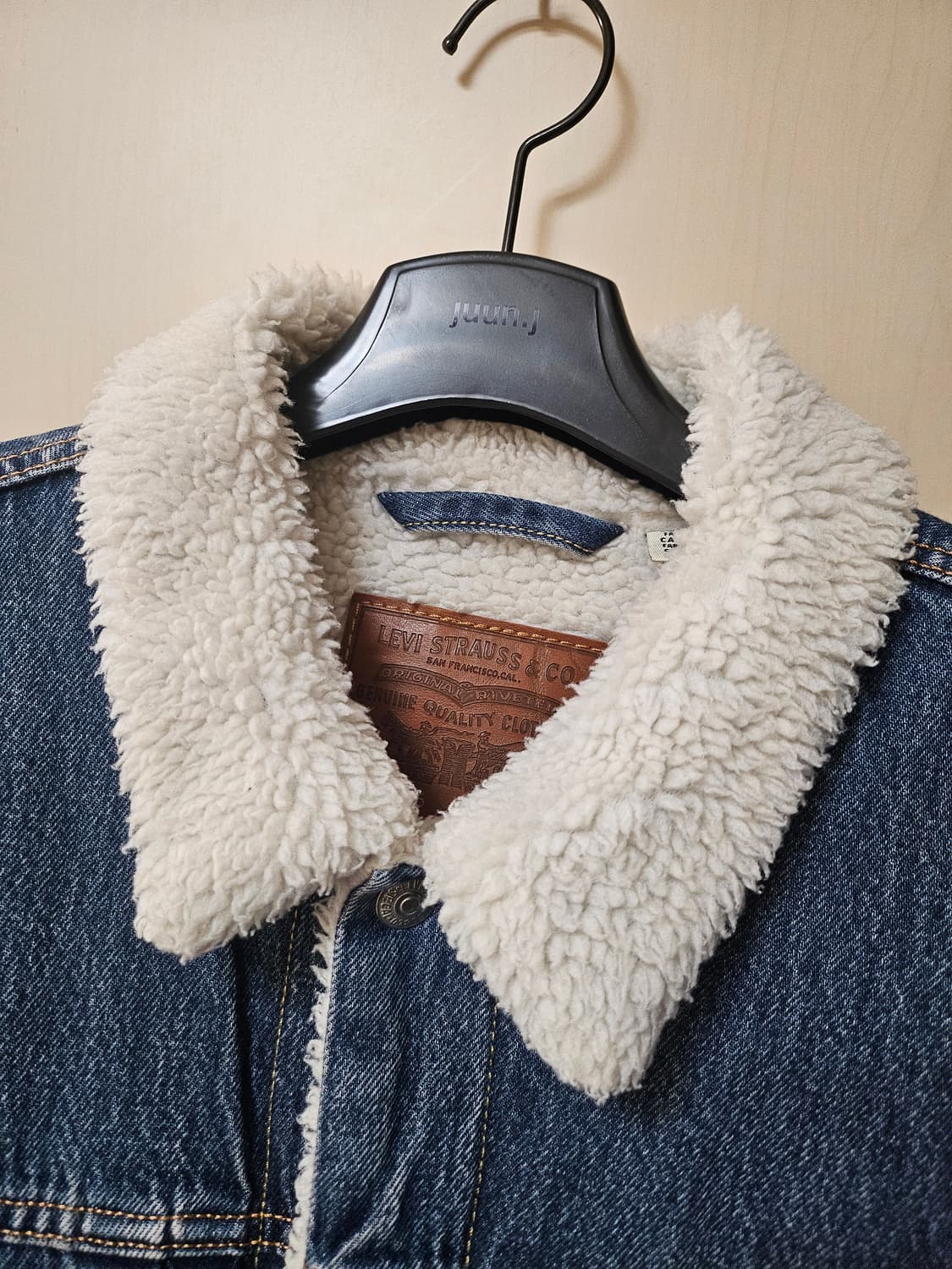 리바이스 타입 1 쉐르파 데님 자켓 XL 상품이미지2