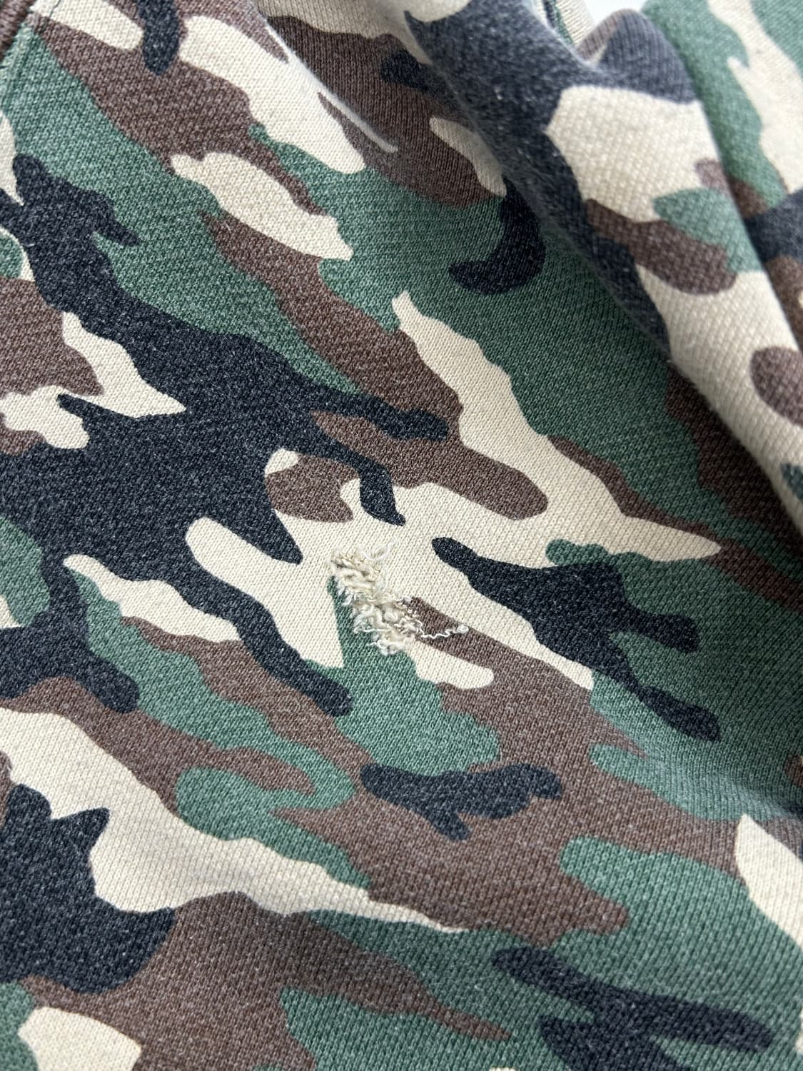 챔피온 제펜 카모 빅로고 후드티 L 상품이미지8