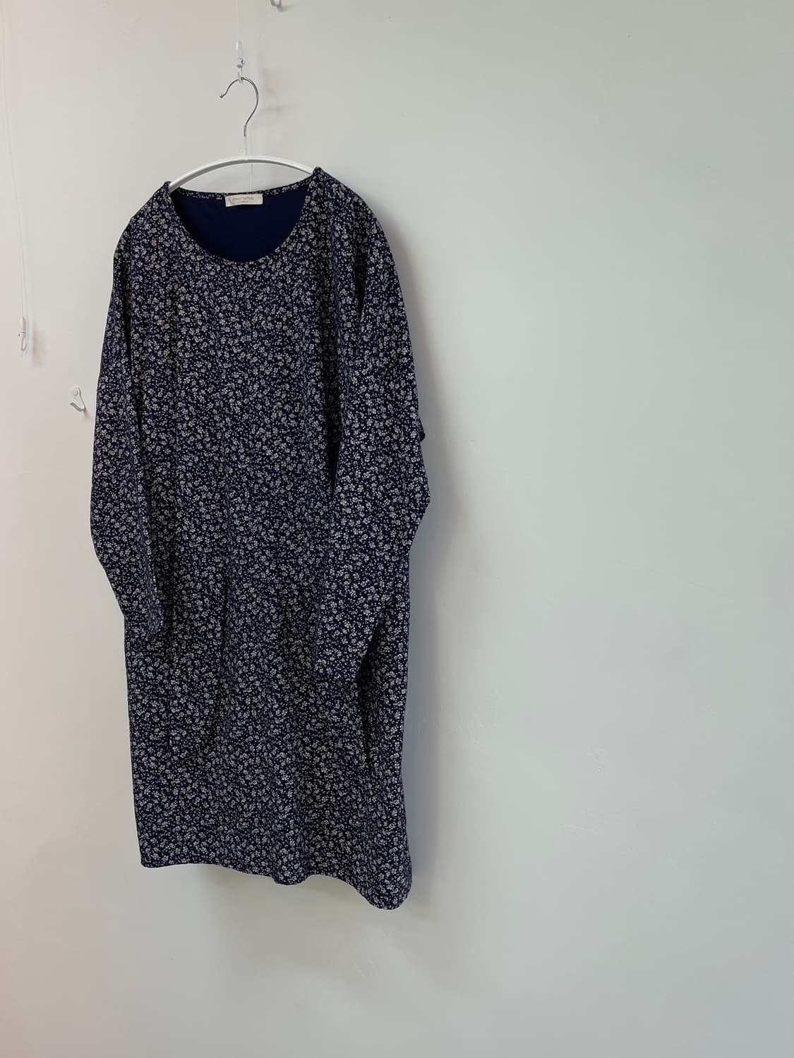 chocol raffine  네이비 잔꽃 패턴 원피스 상품이미지2