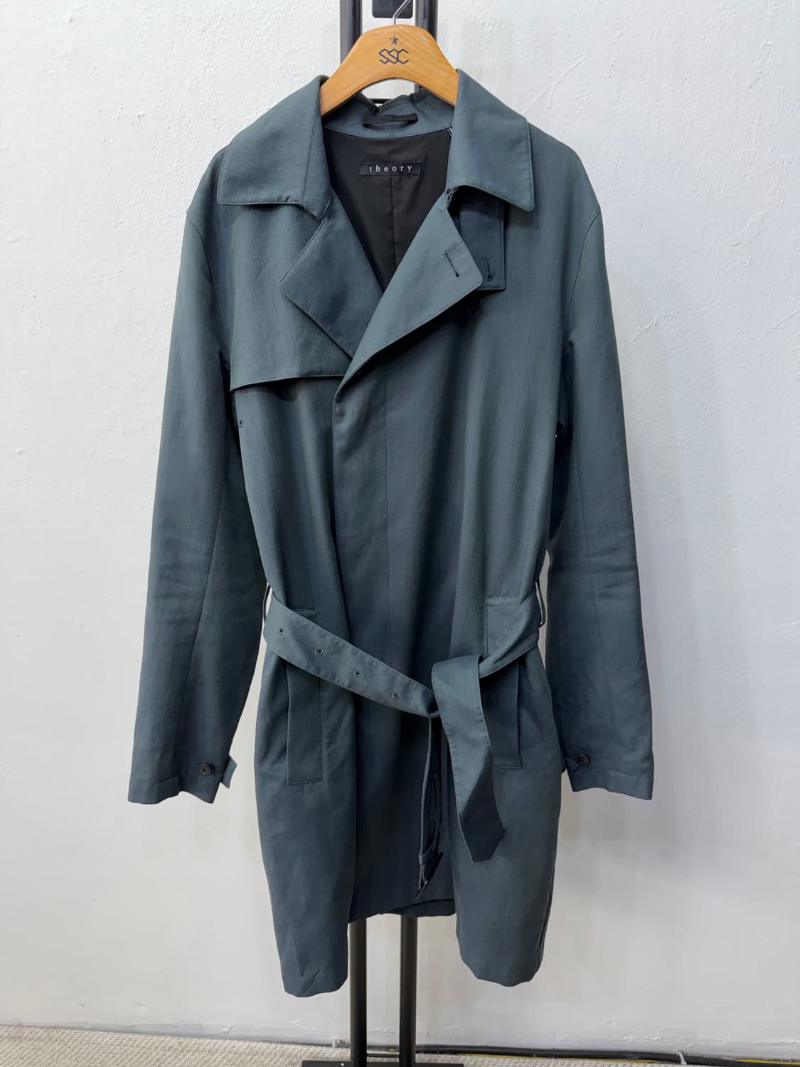 정품) Theory 띠어리 루즈핏 트렌치 코트 XS 상품이미지1