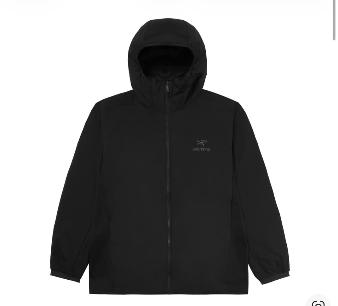 아크테릭스 아톰 LT 후디 블랙 상품이미지1