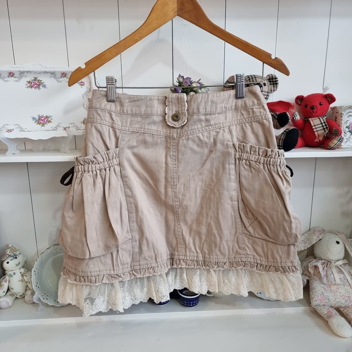 axes femme(악세스팜므) 레이스 프릴 스커트 상품이미지4