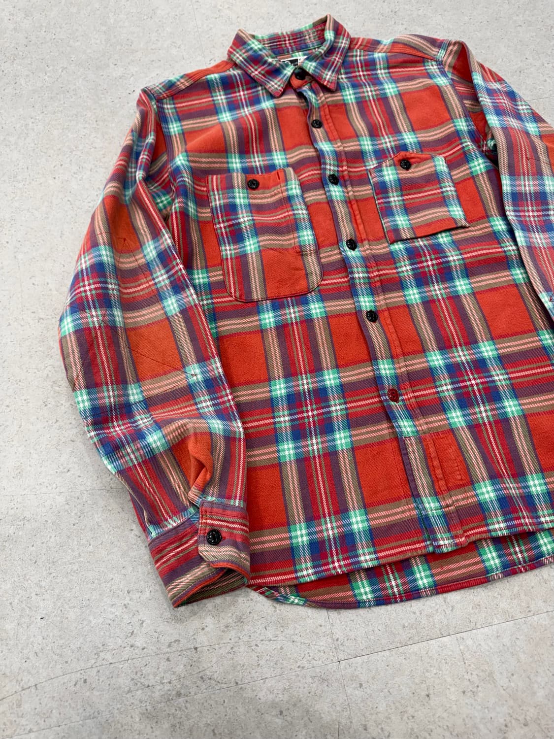 엔지니어가먼츠 Engineers Garments 마드라스 체크 워크셔츠 상품이미지3