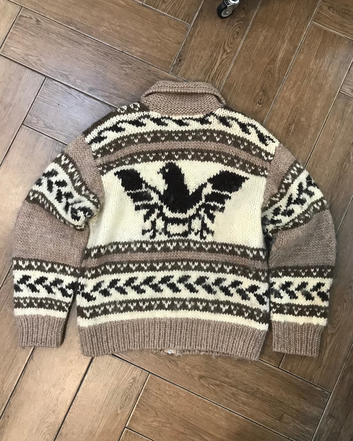 🧡빈티지 독수리 패턴 코위찬 집업 🧡 상품이미지4