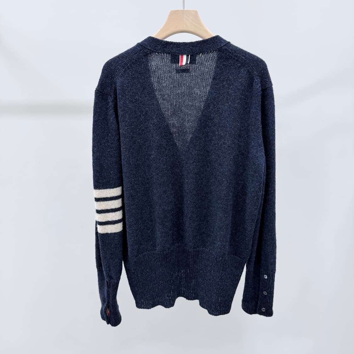[S급/3] 톰브라운 사선완장 셰틀랜드 울 가디건 네이비 상품이미지5