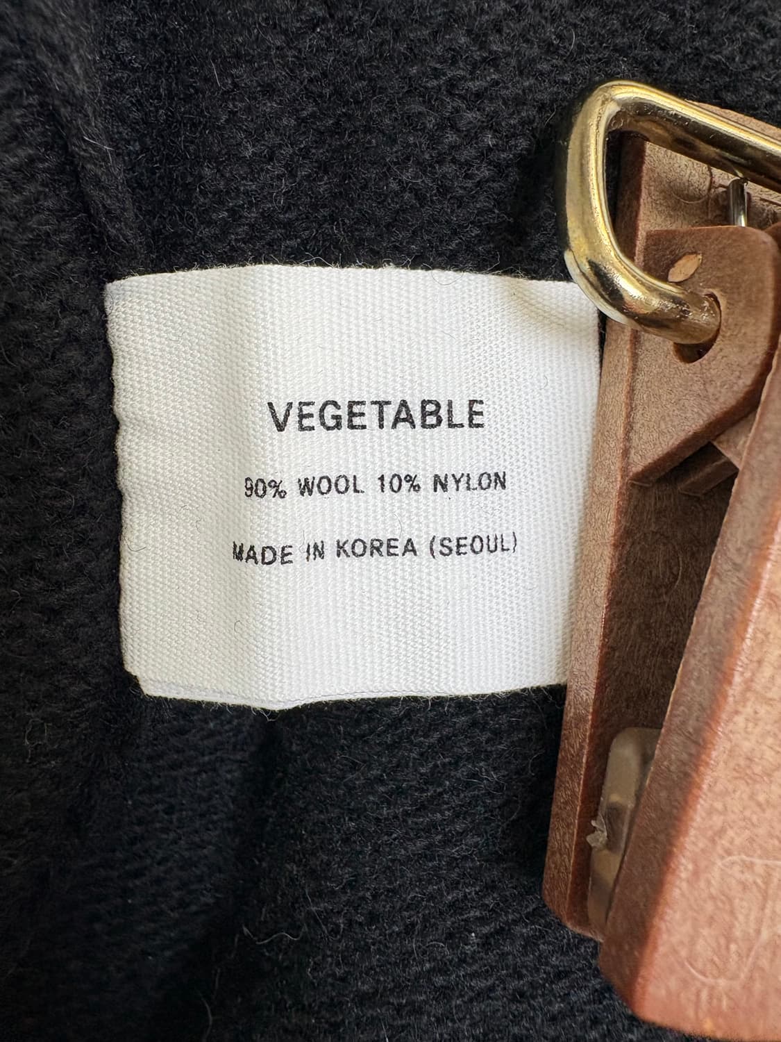 베지터블 니트 스커트 - 블랙 상품이미지4