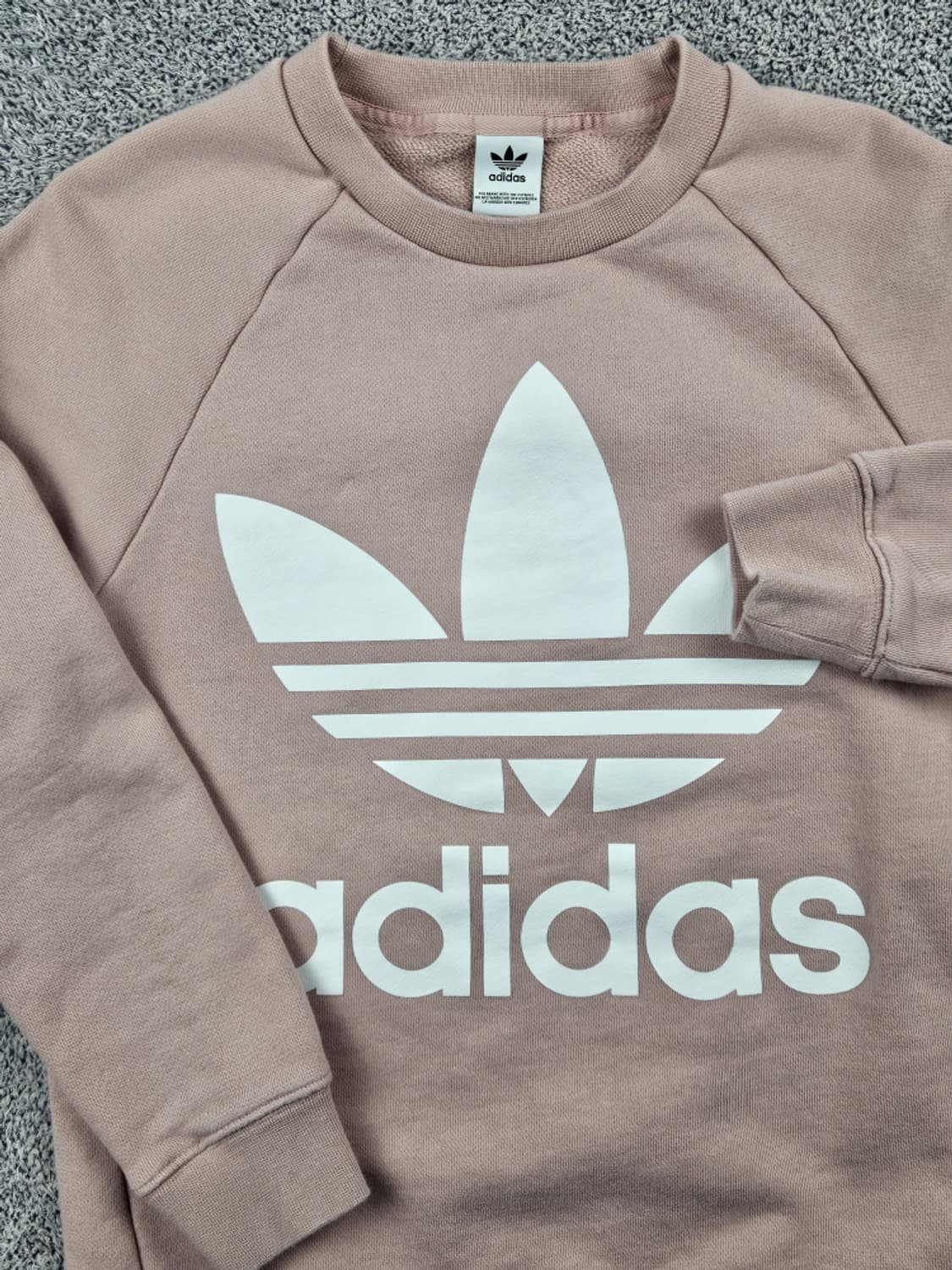 아디다스 빅 프린팅 로고 래글런 스웻 맨투맨 ( XS ) / 10163 상품이미지9