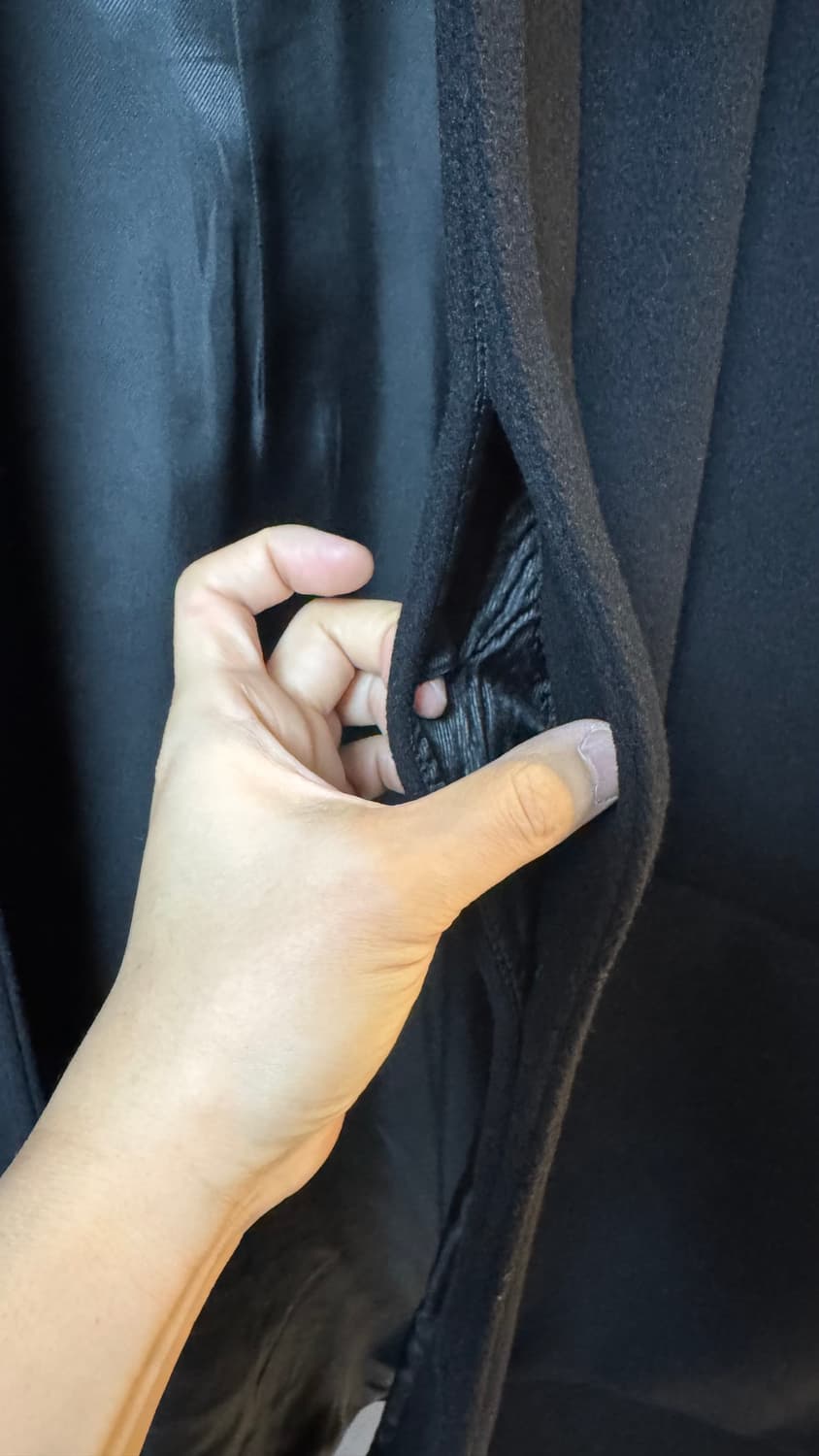 스튜디오 니콜슨 후드 코트 블랙  상품이미지5