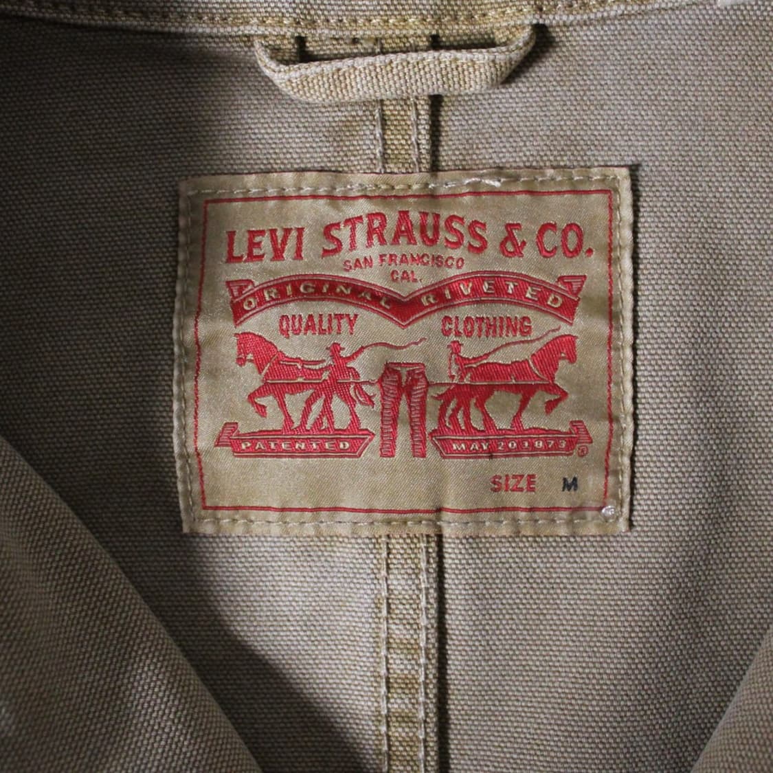 Levi’s 리바이스 코튼 캔버스 초어 자켓 L014 상품이미지6