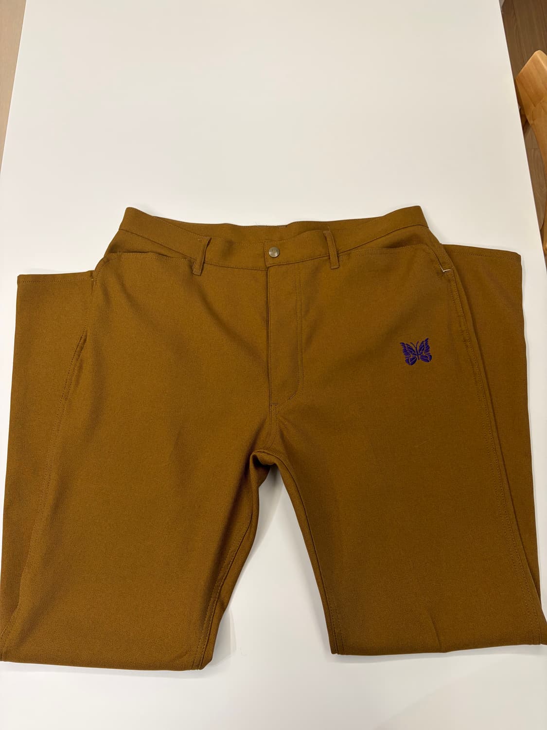 Needles 니들스 페니진 팬츠 브라운 L (32-34) 상품이미지1