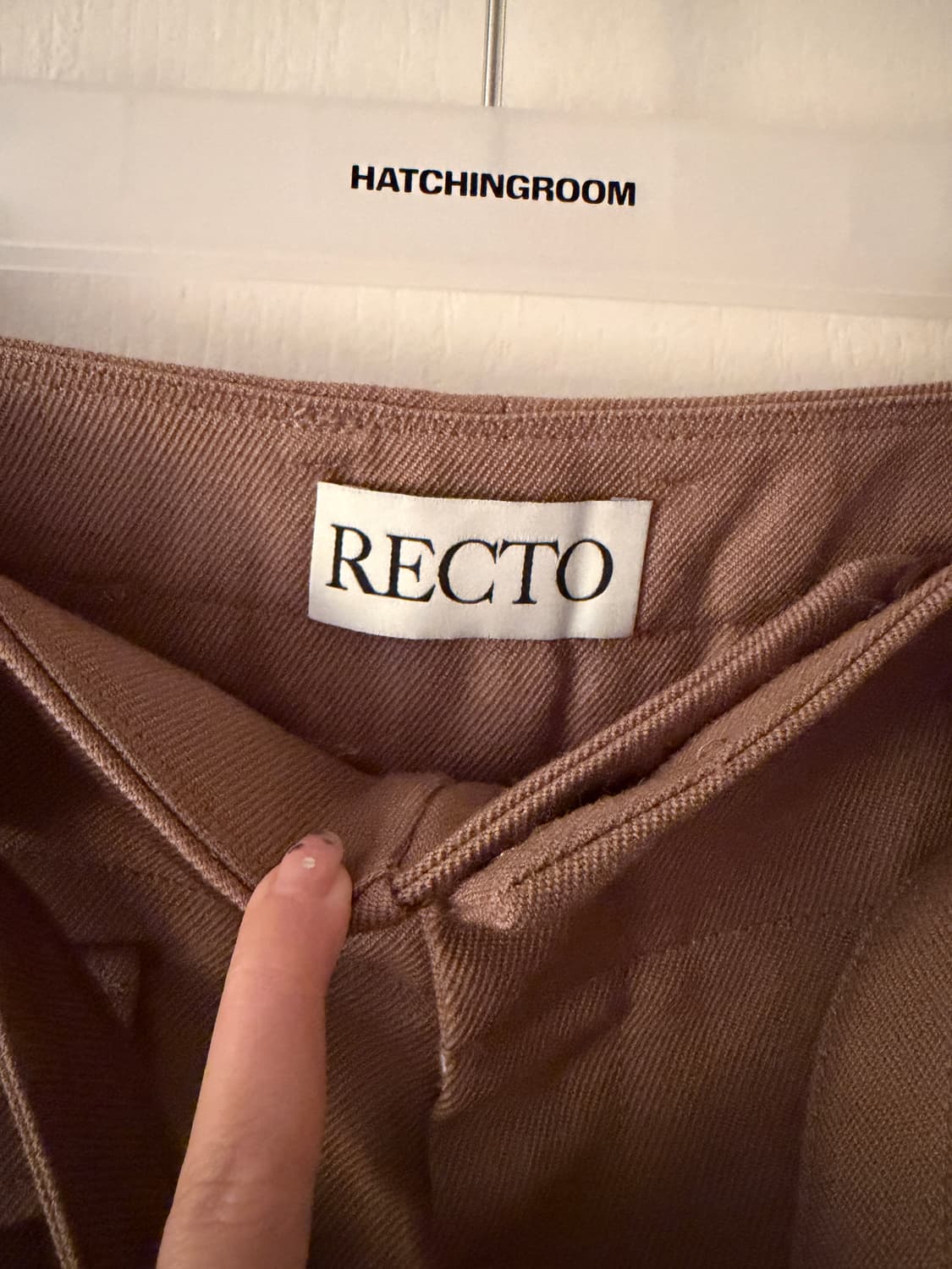 렉토 페이톤 버진울 와이드 팬츠 S 상품이미지3