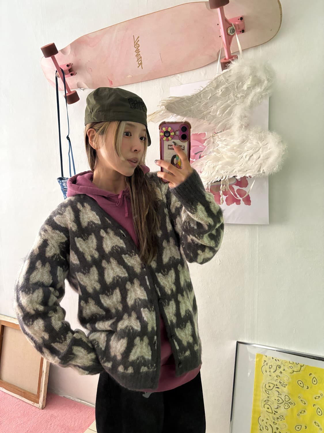 니들스 모헤어 가디건 상품이미지6