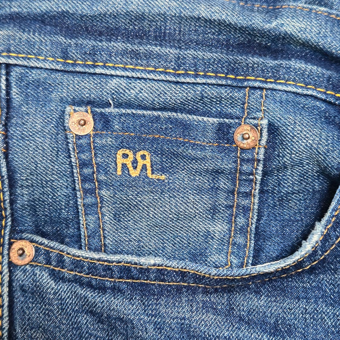 [30x30] RRL 더블알엘 빈티지 파이브 포켓 데님 팬츠 그랜드폴스 상품이미지7