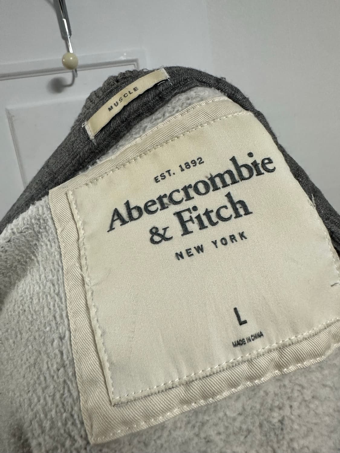 아베크롬비 로고 후드집업 상품이미지3