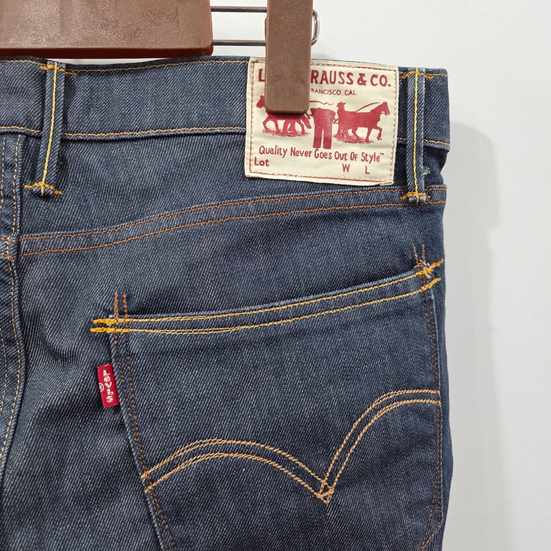 리바이스 생지 데님팬츠 32/32 상품이미지4