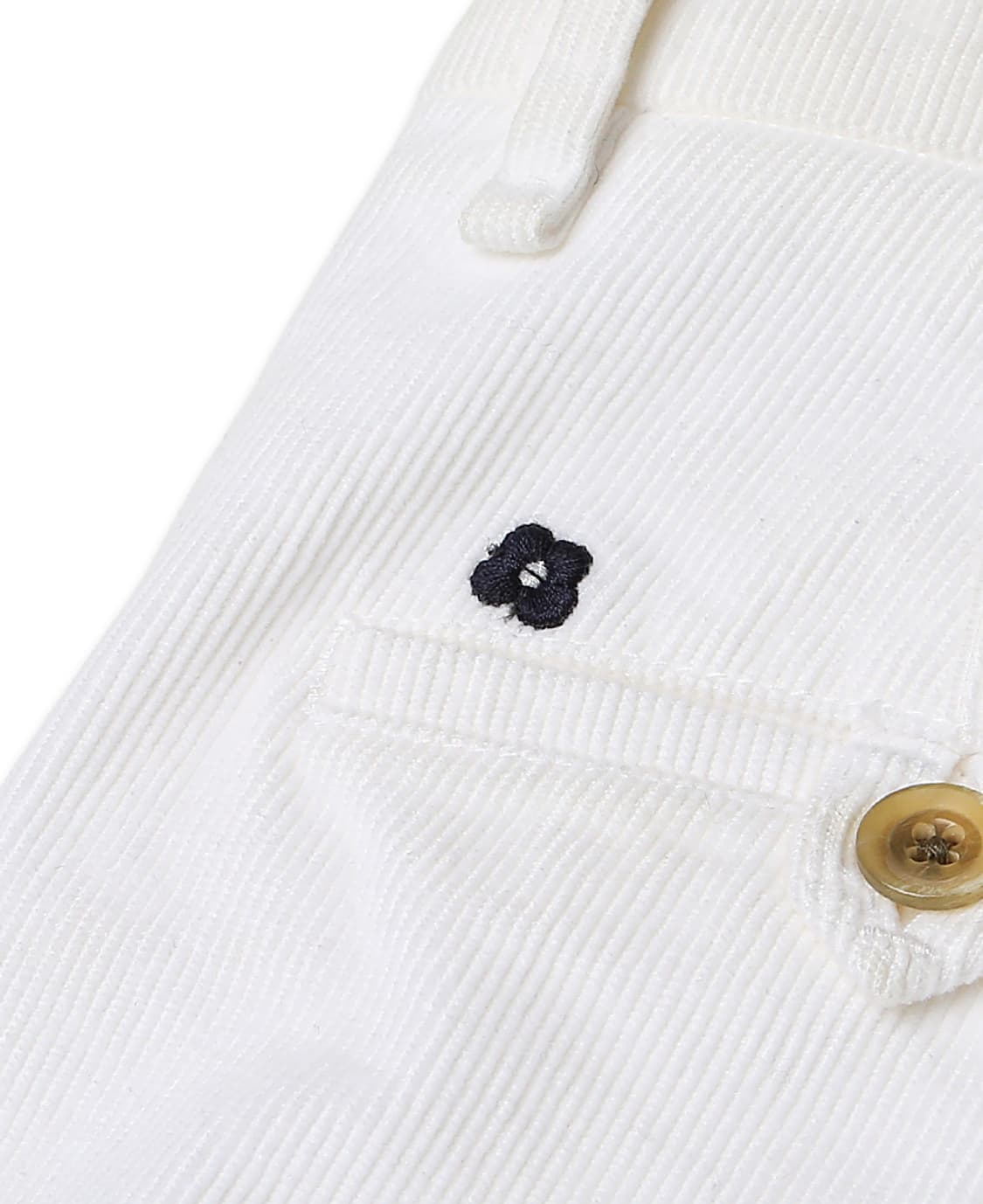 라르디니 [Lardini] 화이트 코듀로이 이태리 메이드 슬림 팬츠 상품이미지5