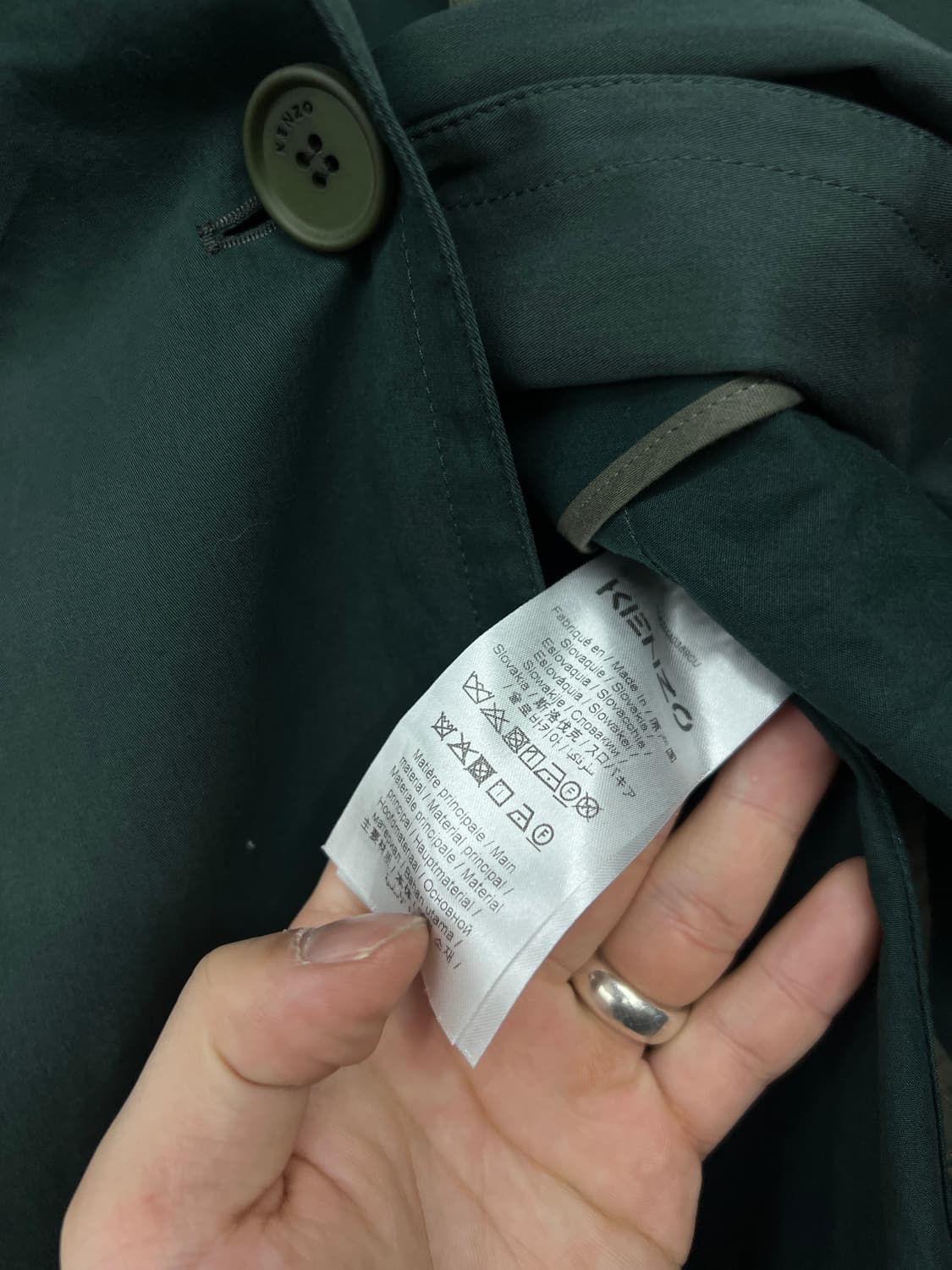 겐죠 컨트라스트 트렌치 코트  상품이미지6