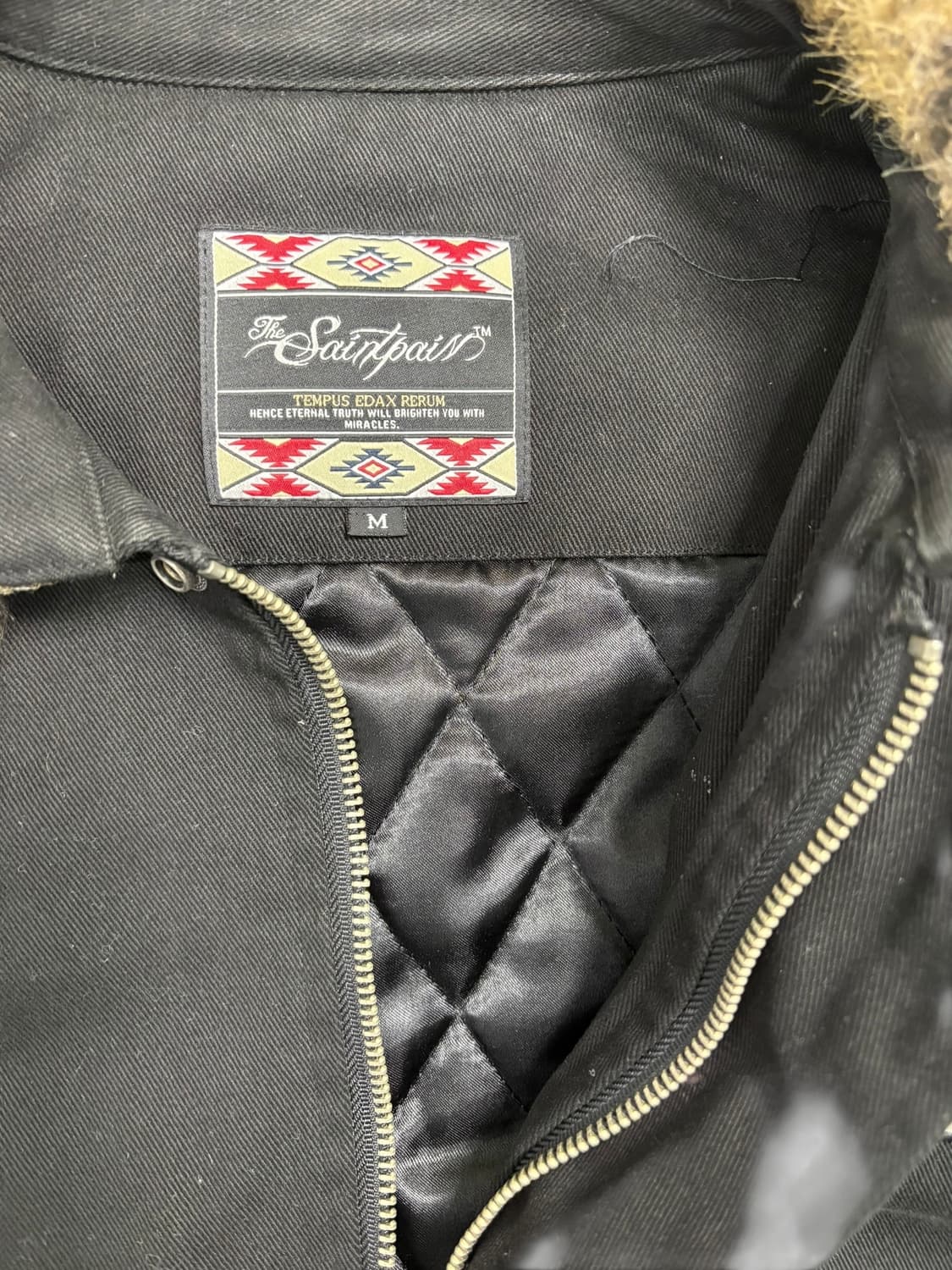 세인트페인 누빔 점퍼 블랙 상품이미지8