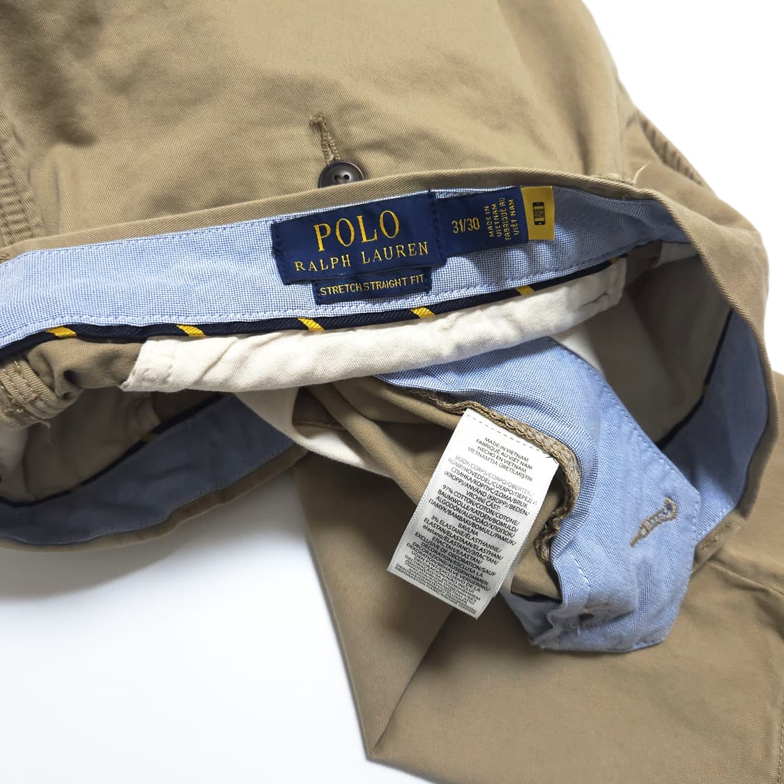폴로 랄프로렌 신형 QR 치노 팬츠 베이지 상품이미지6