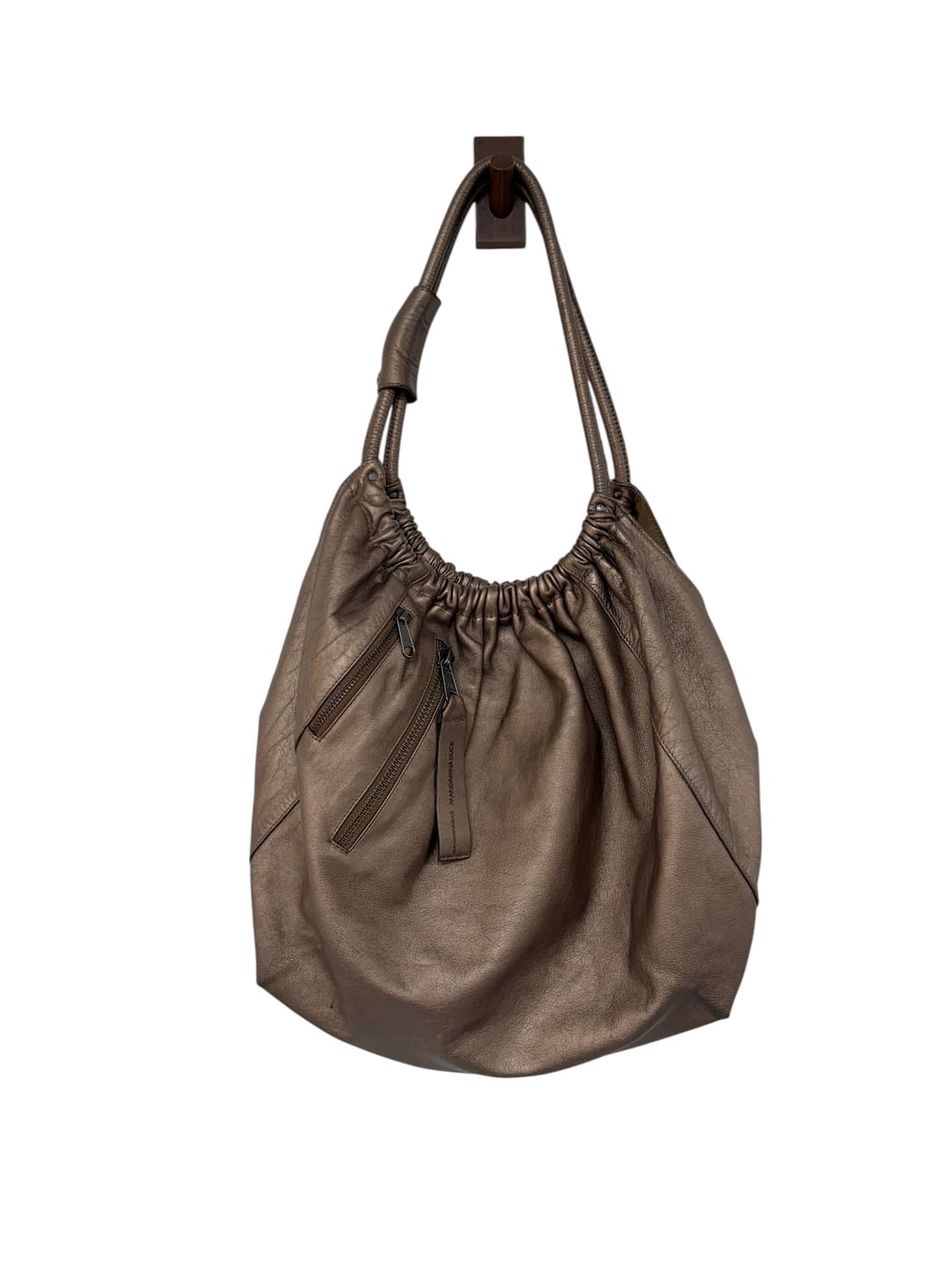 만다리나 덕 레더 셔링 호보백 상품이미지1