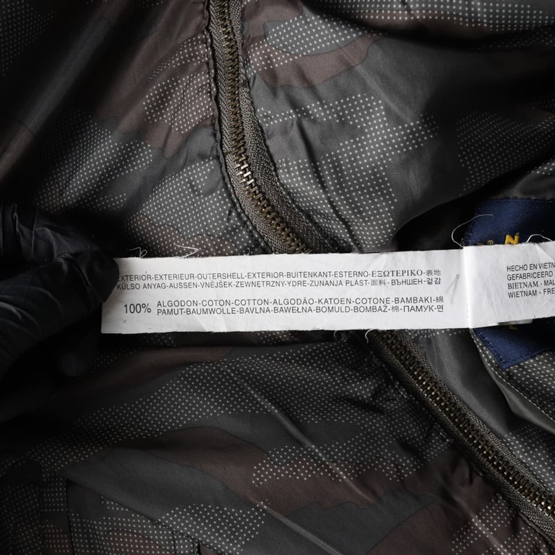 자라 코튼 블루종 L 상품이미지8