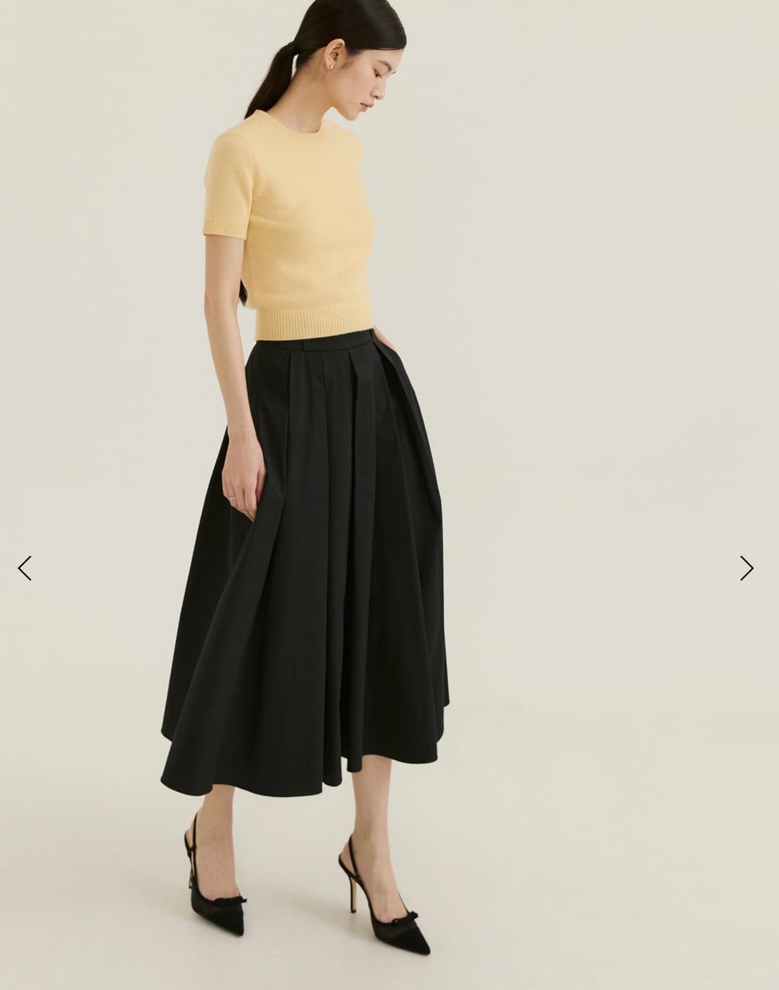 시에 이안 플리츠 스커트 상품이미지2