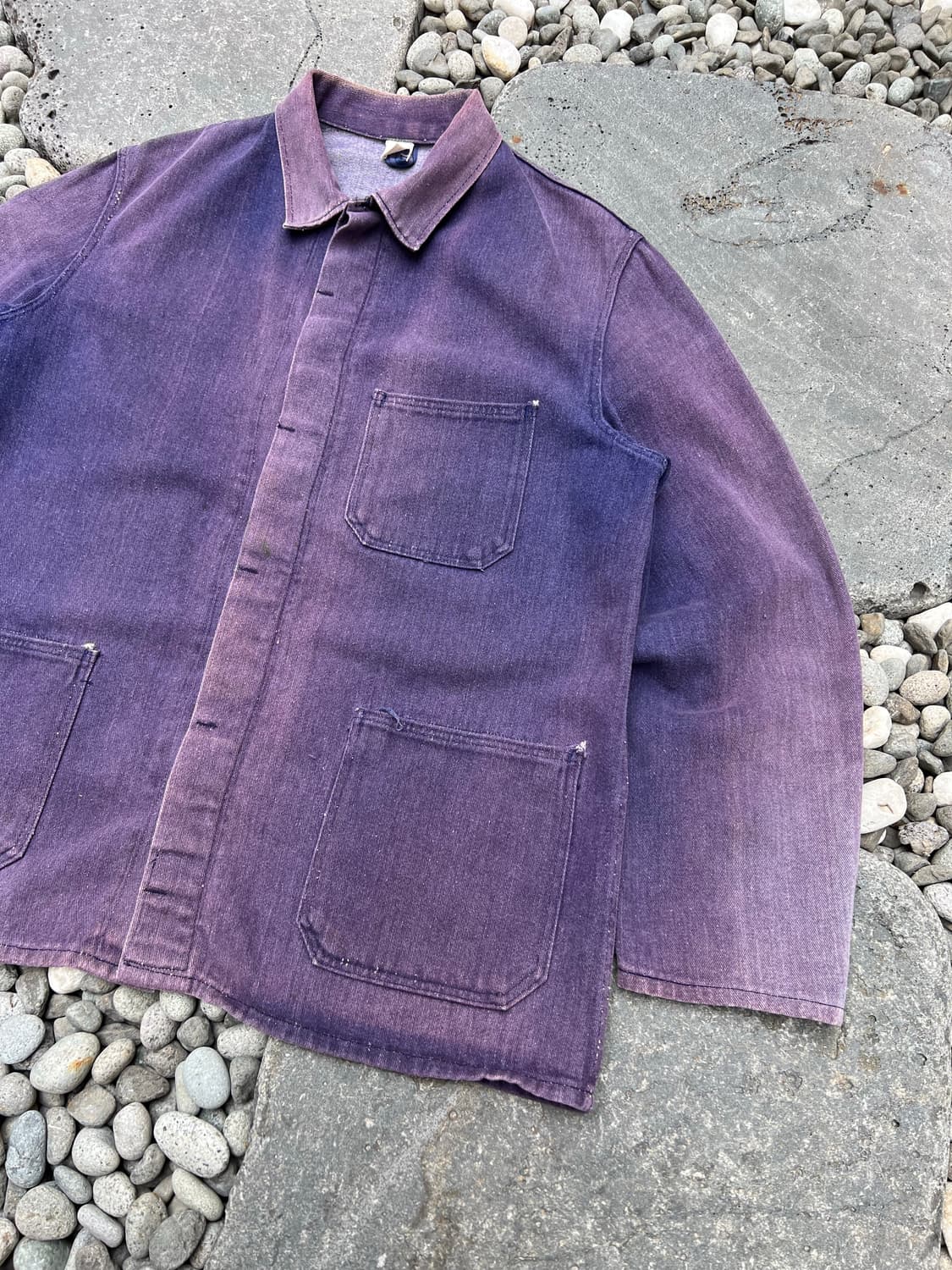 HARD FADED VINTAGE WASHING 빈티지프렌치워크자켓   상품이미지4