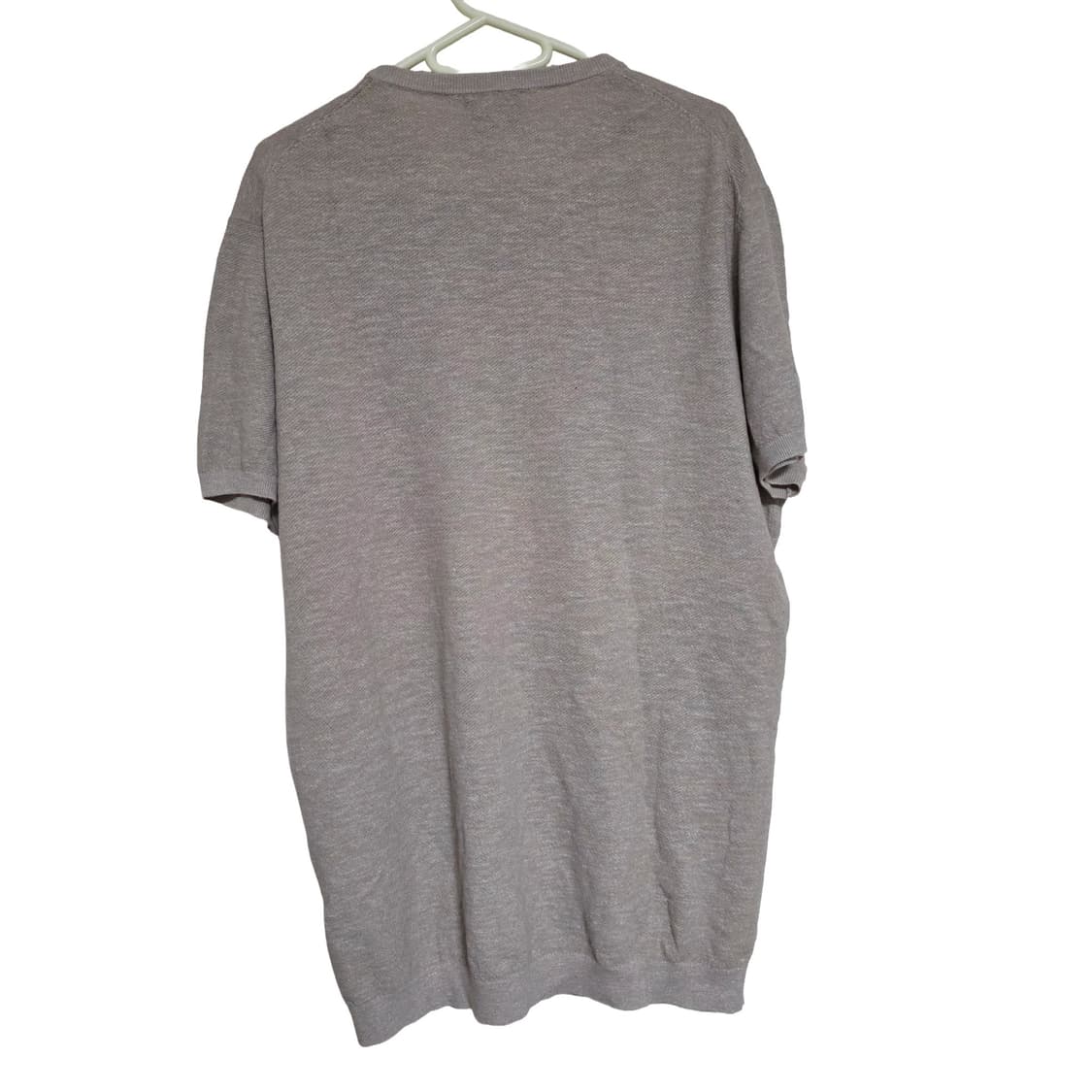 마시모두띠(Massimo Dutti) 리넨 니트 반팔 티셔츠 (L) 상품이미지4
