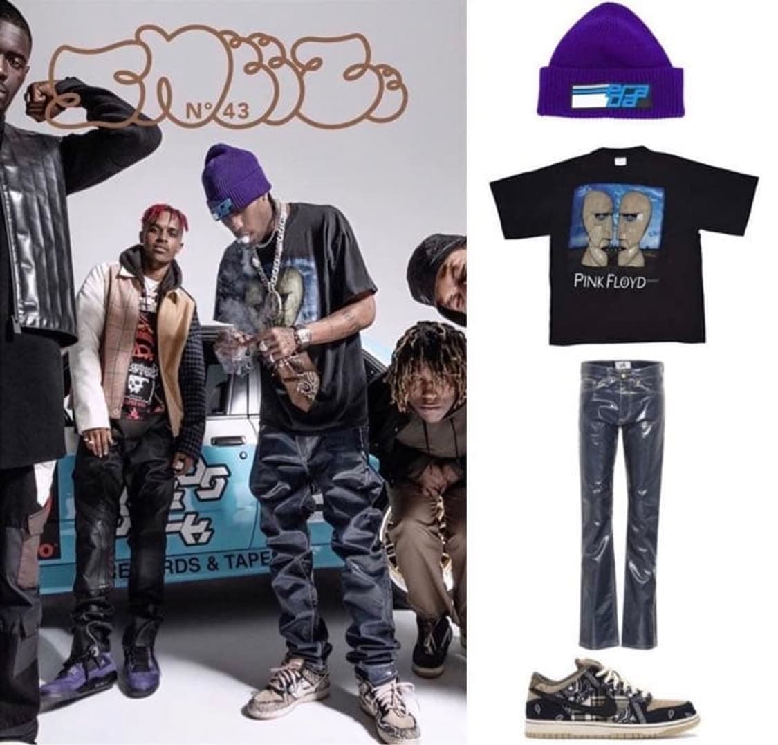 [M] 프라다 2018 버진 울 로고 비니 퍼플 상품이미지2