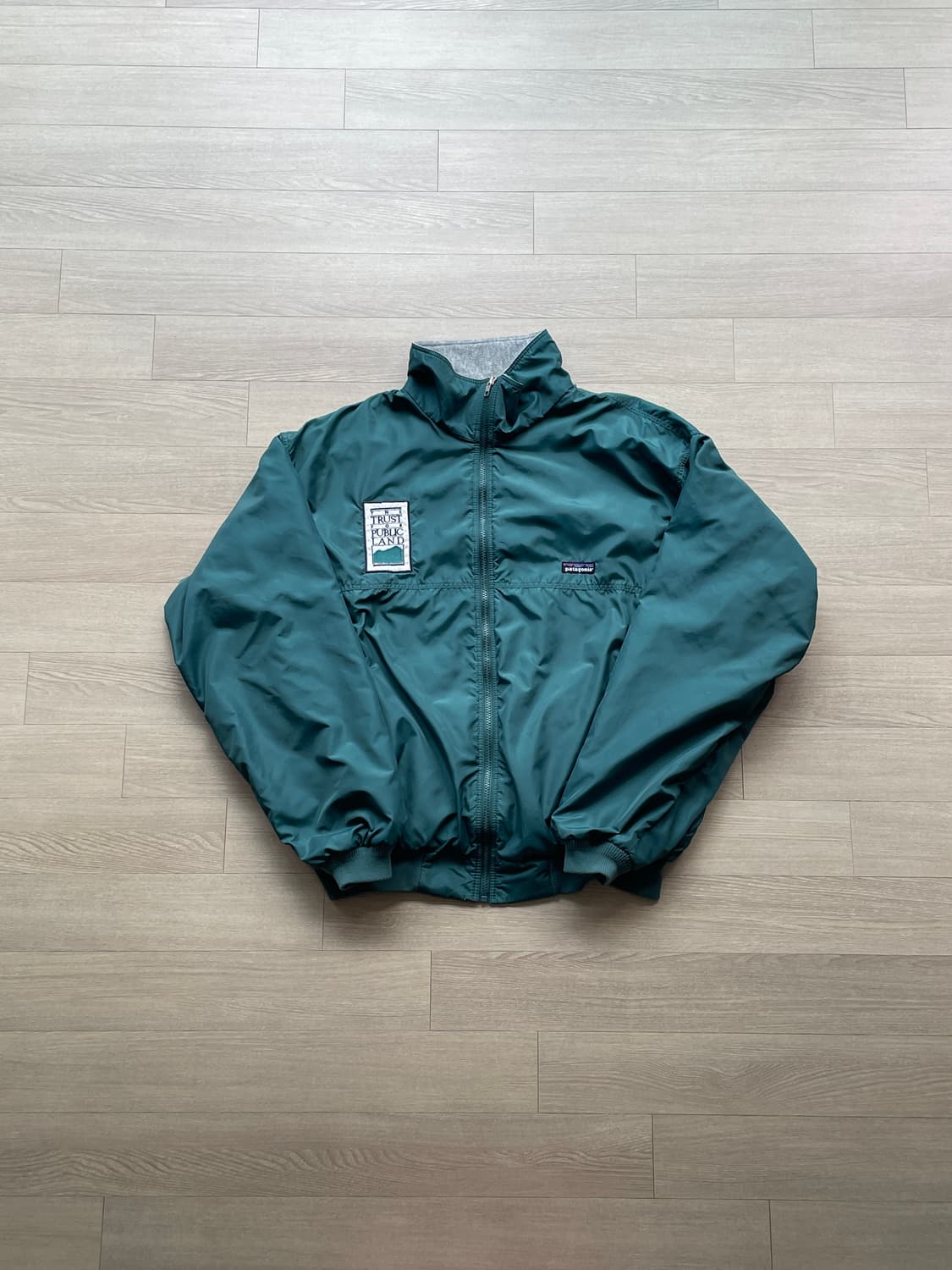 90s 파타고니아 쉘드 신칠라 봄버 자켓 눈없산 그린 rare 상품이미지1