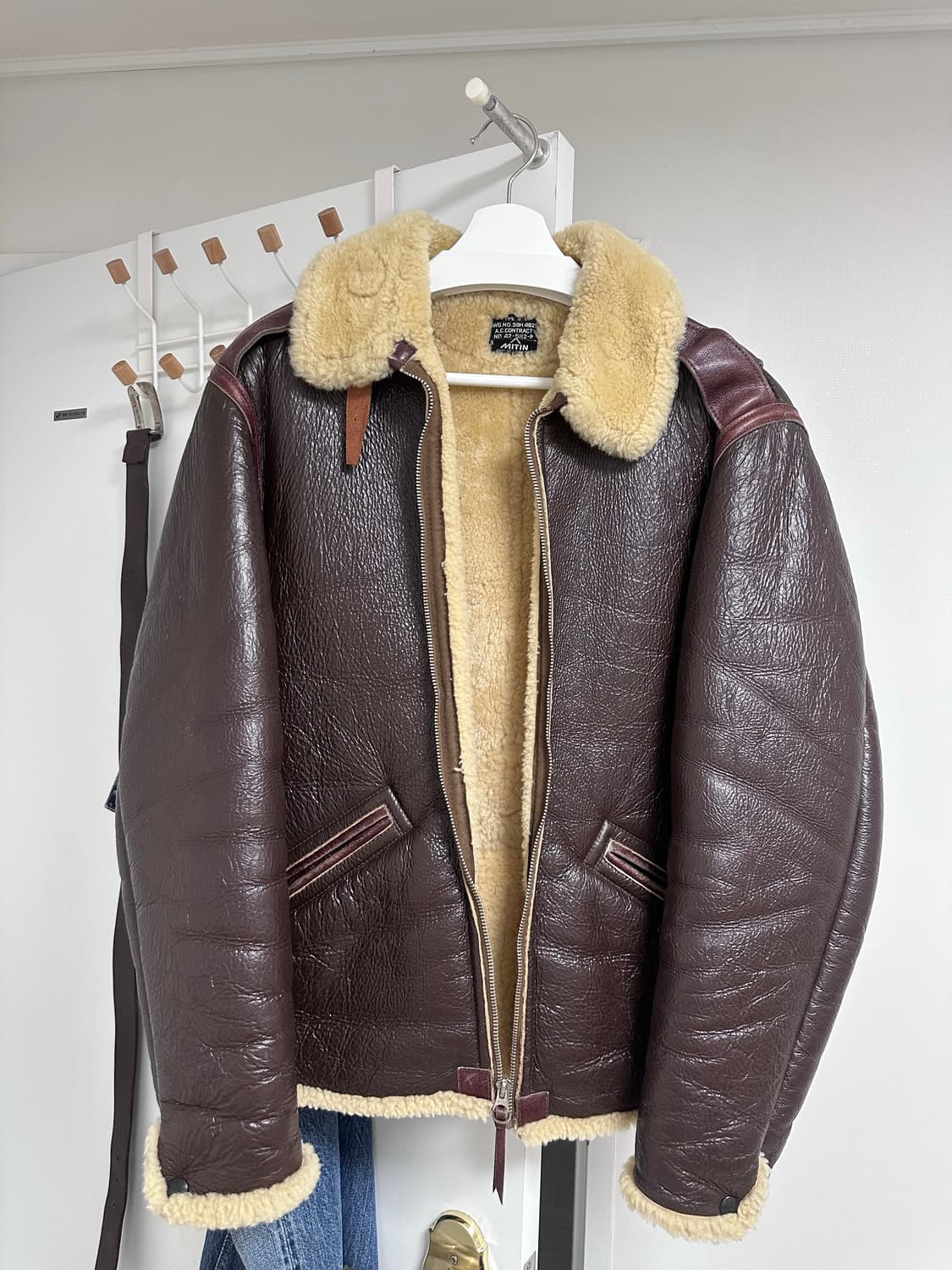 리얼맥코이 B-6 레더 무스탕 40(100) 상품이미지1