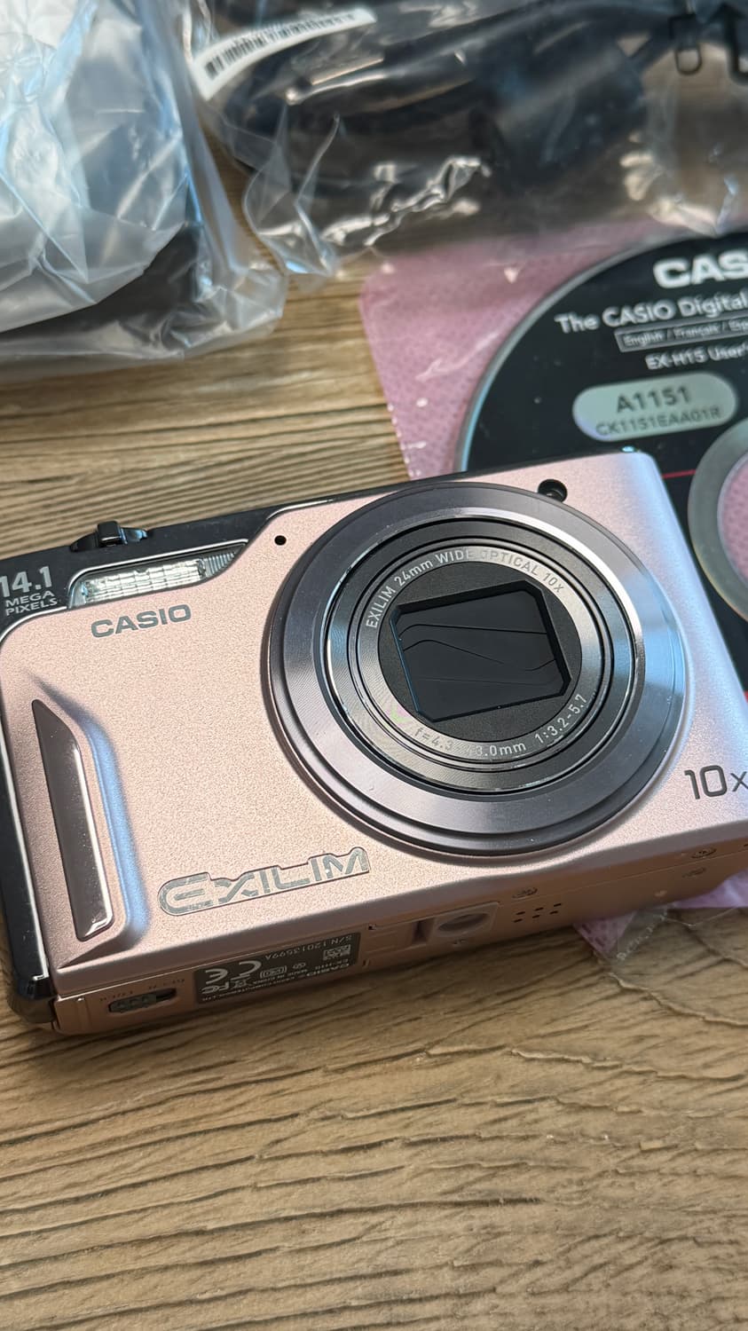 (민트급) 카시오 엑슬림 h15 풀박스 (핑크) 상품이미지2