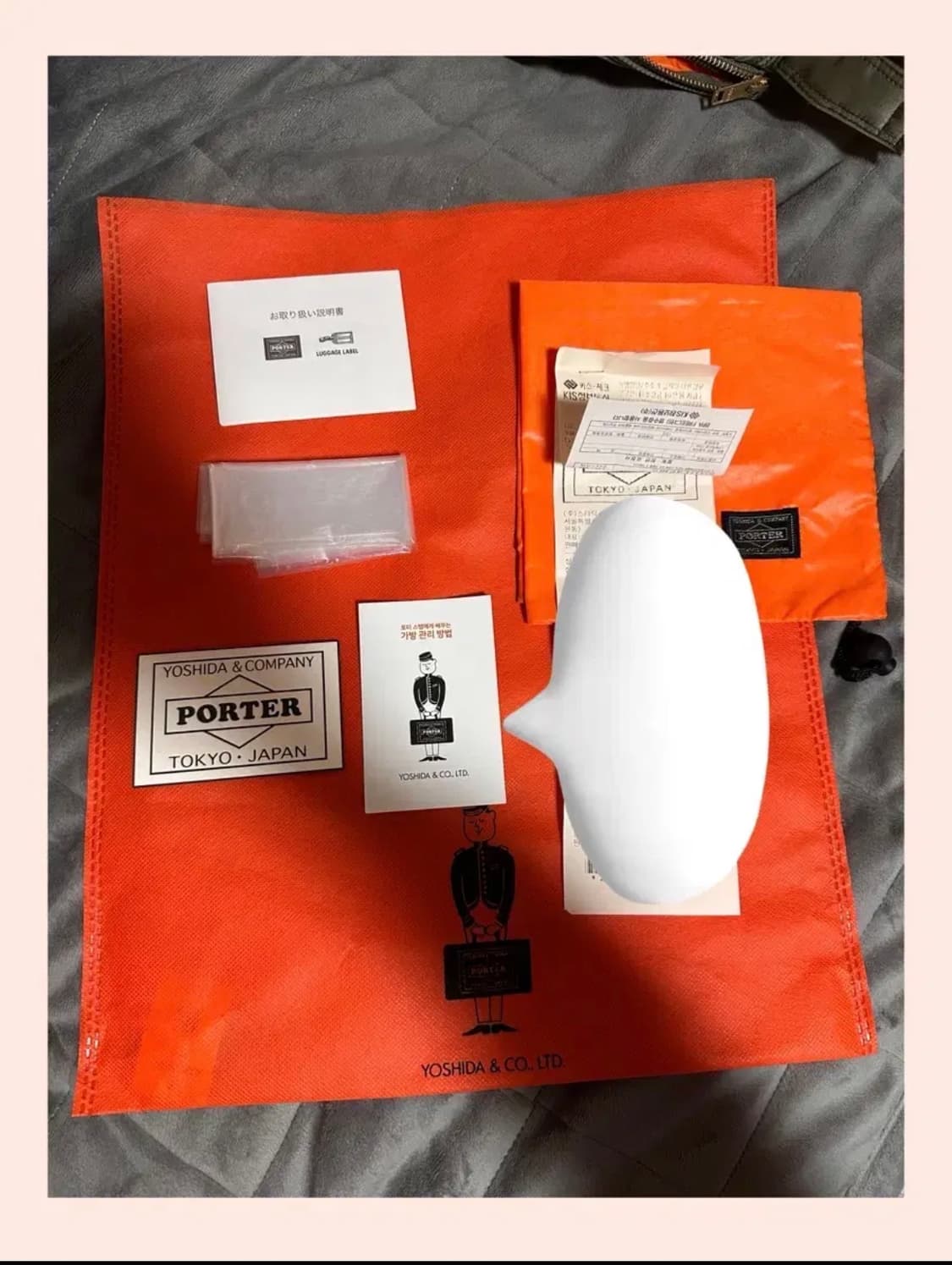 풀구성) 포터 탱커 숄더백 스몰 세이지 그린 상품이미지6