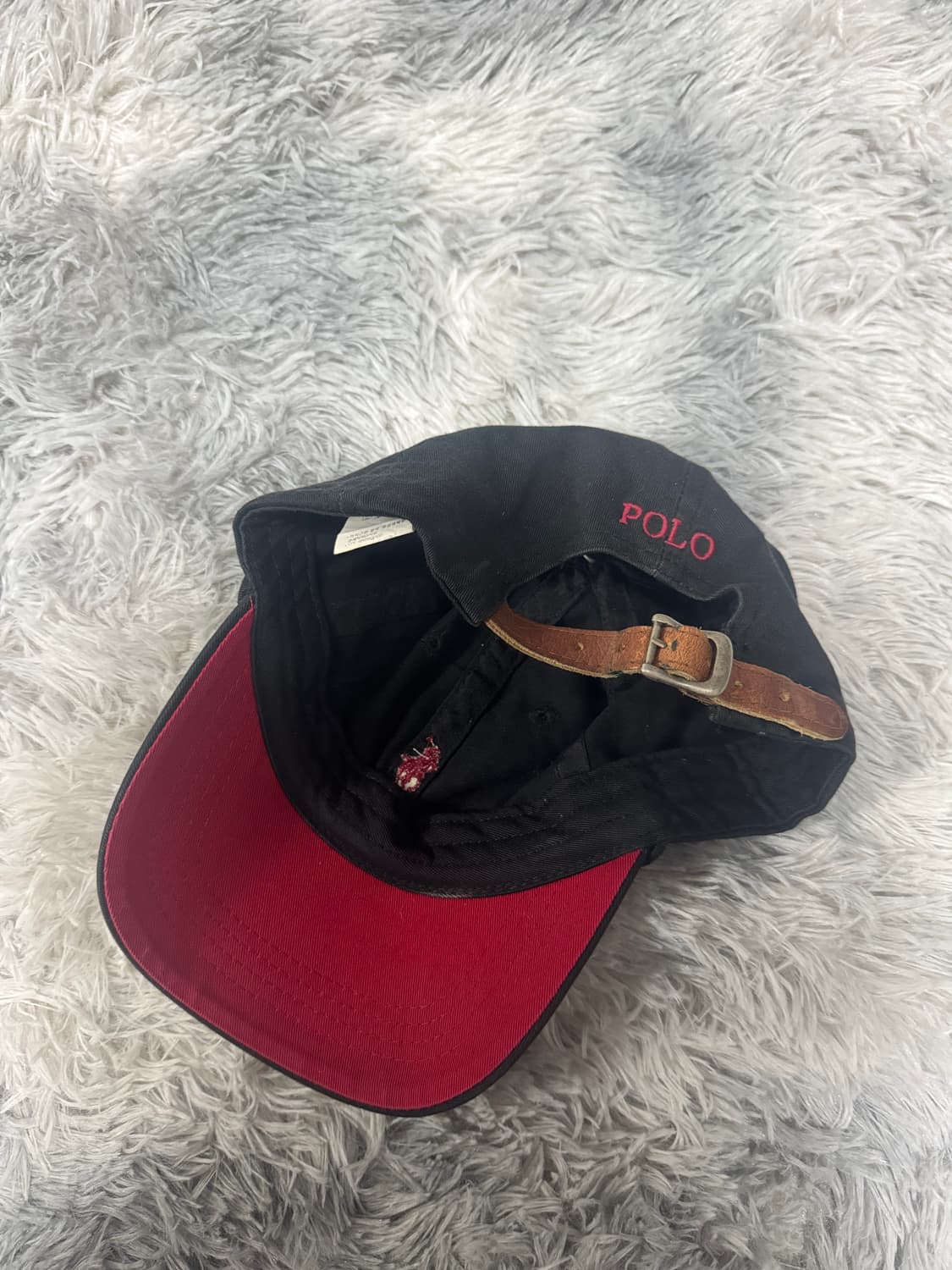 폴로 볼캡 블랙 상품이미지4