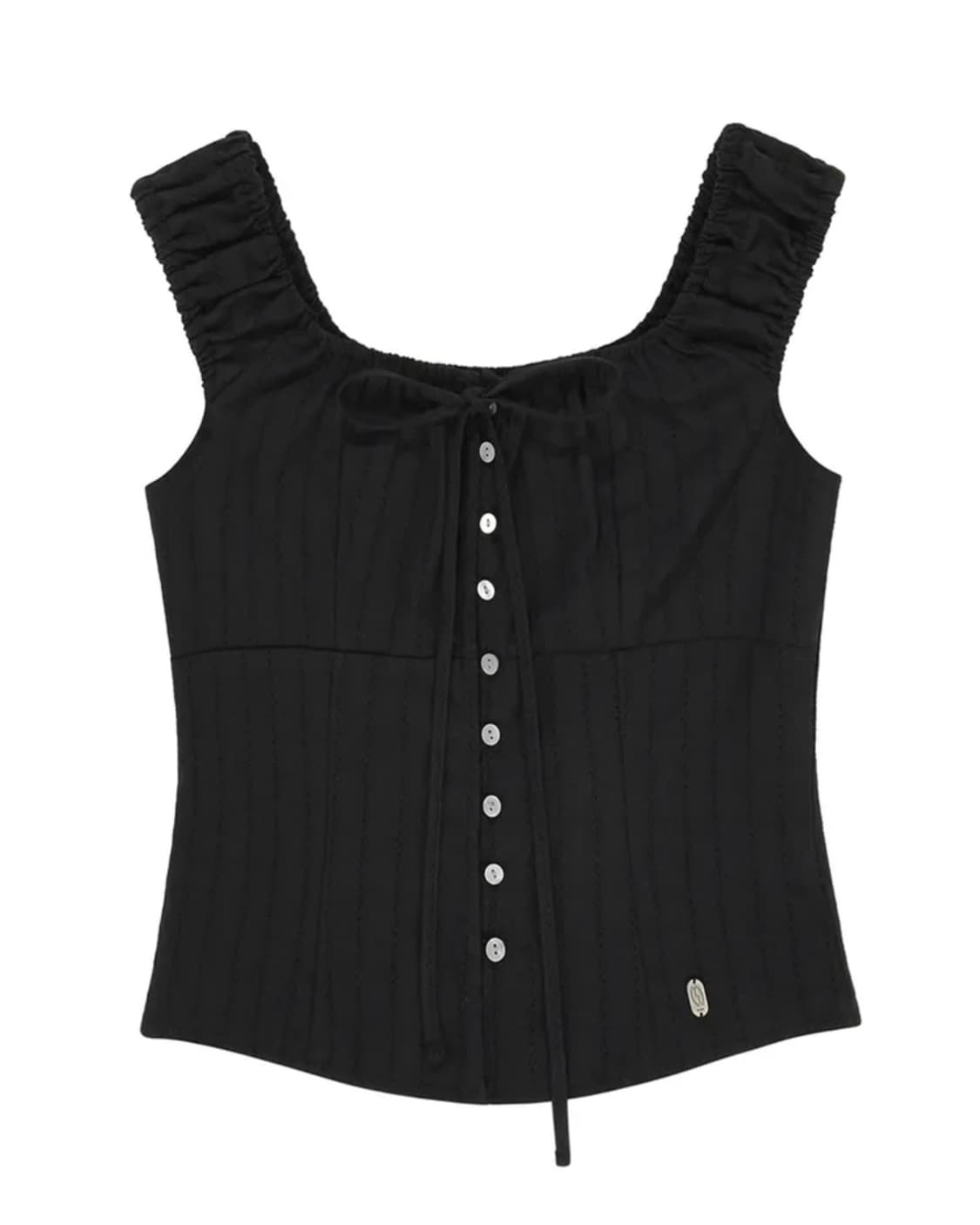 이네기 Faye Strap Blouse (black) 상품이미지2