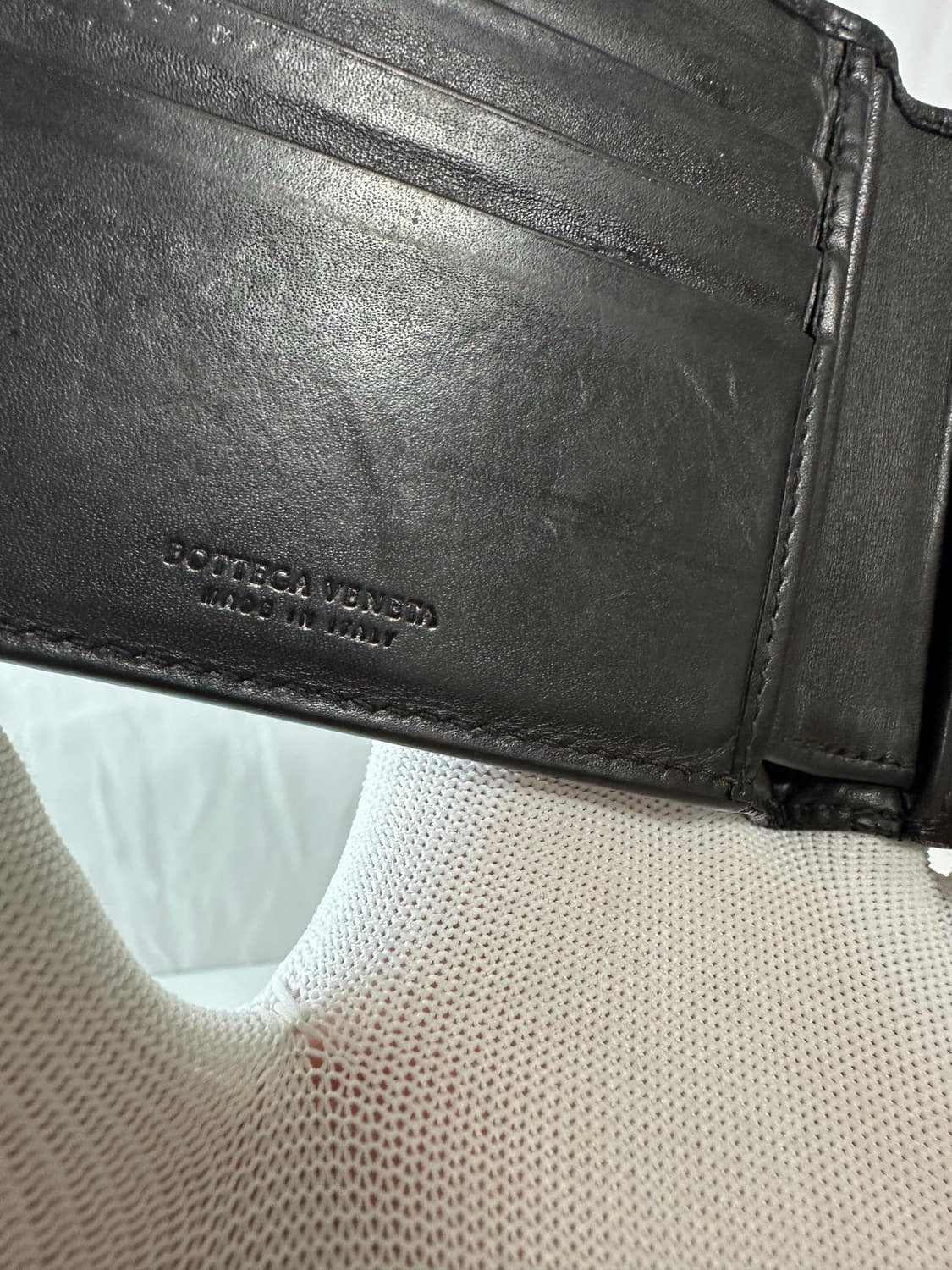 보테가베네타 인트레아치토 반지갑 다크브라운  (OS) 상품이미지5