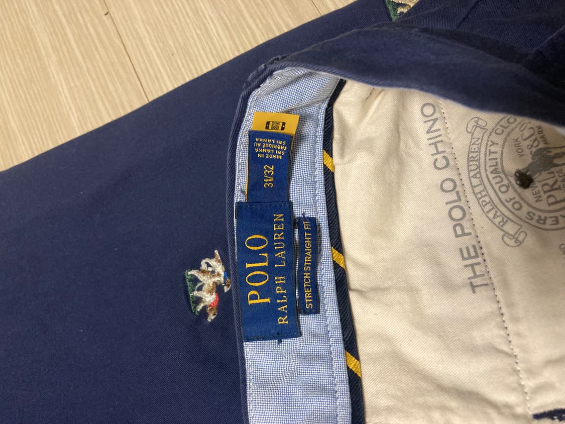 폴로 랄프 로렌 스트레치 스트레이트핏 자수 치노 (31/32) 상품이미지3