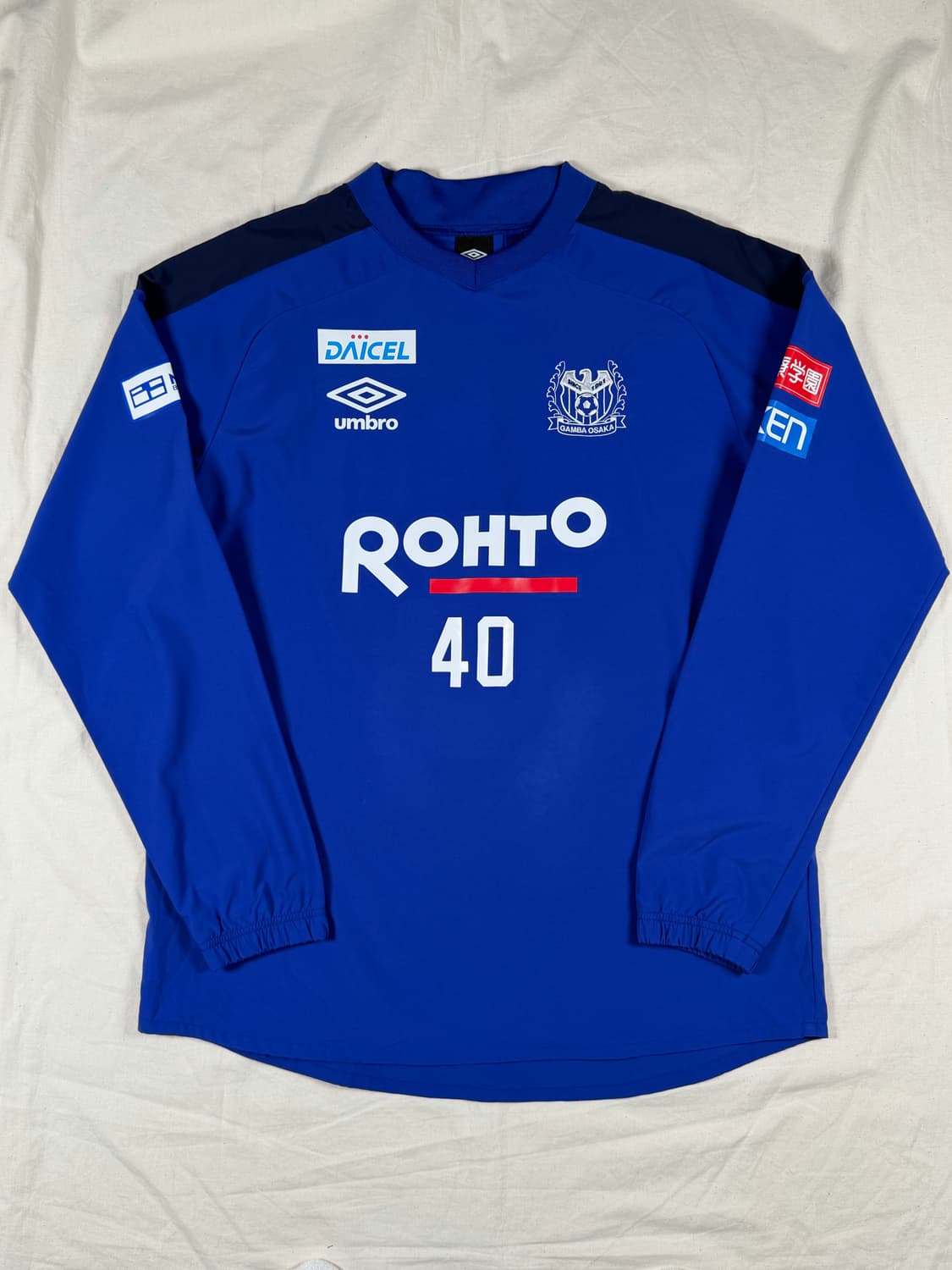 엄브로 감바 오사카 J리그 축구 웜업 유니폼 어센틱 상품이미지1
