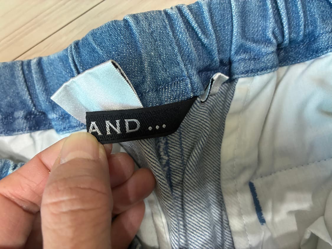 Gramicci × Niko and… 콜라보 데님 테이퍼드 팬츠 M 상품이미지5