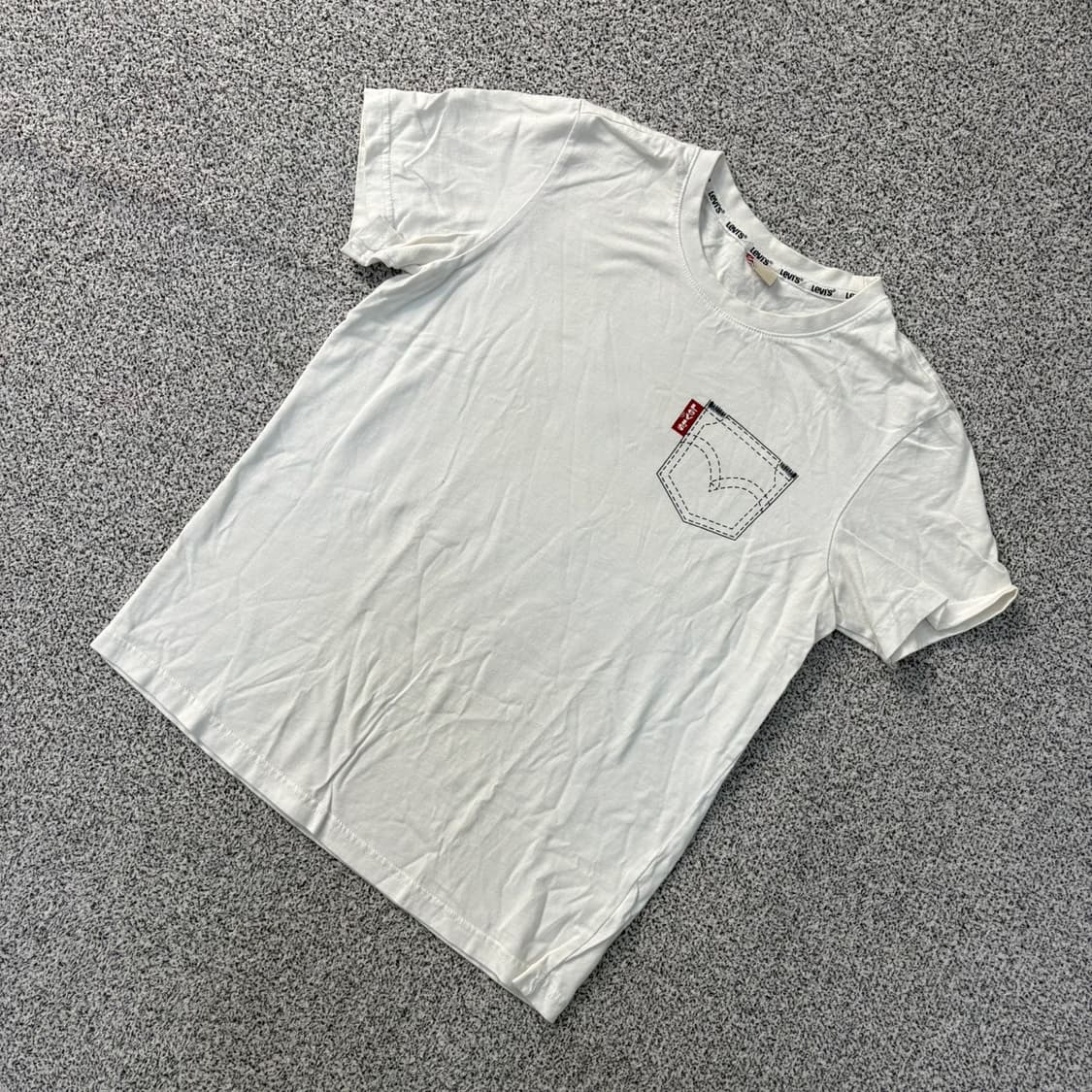 155 리바이스 여성 포켓 반팔 티셔츠 0421J 상품이미지1