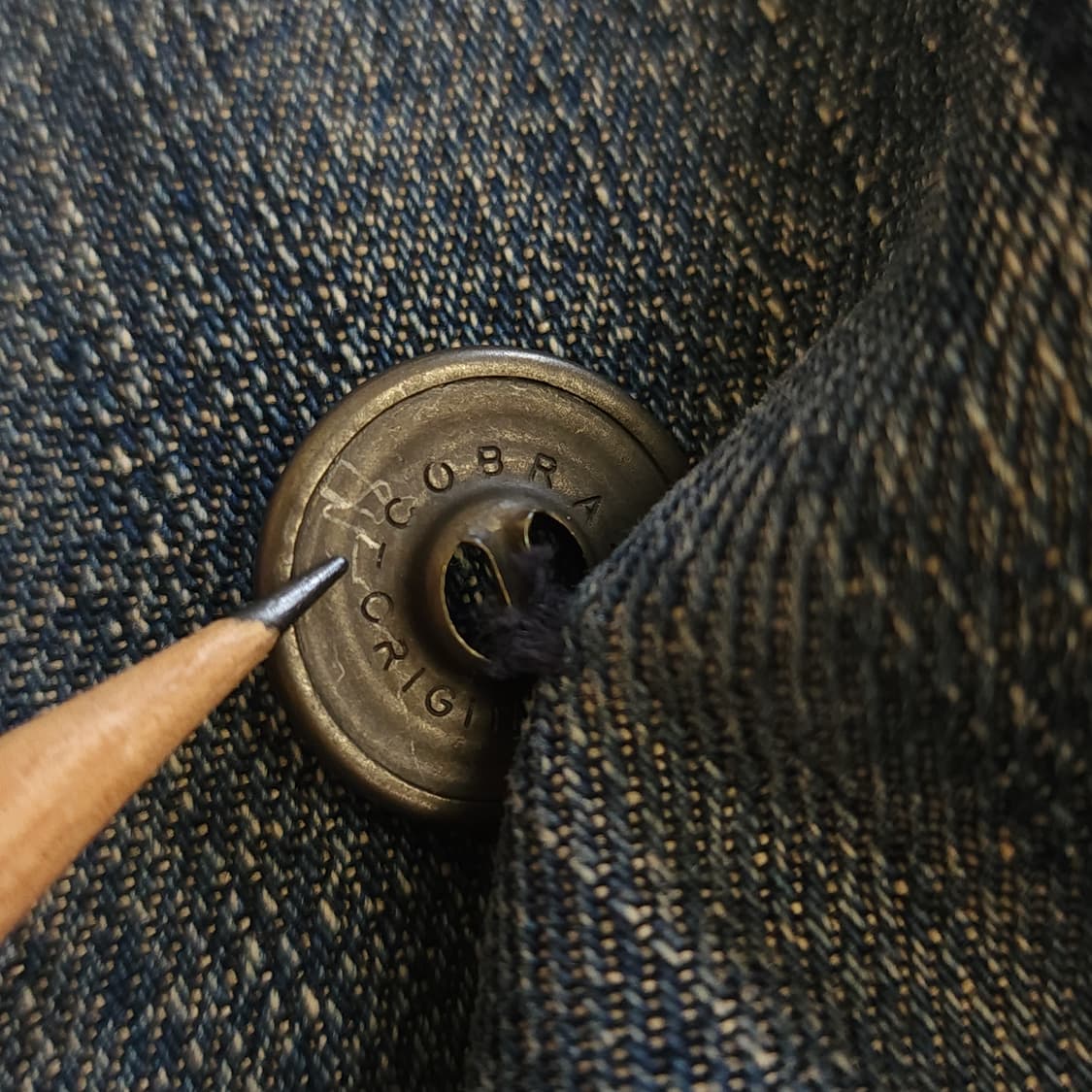 90s 켈빈 클라인 데님 워크자켓 이탈리안 데님 L 상품이미지9