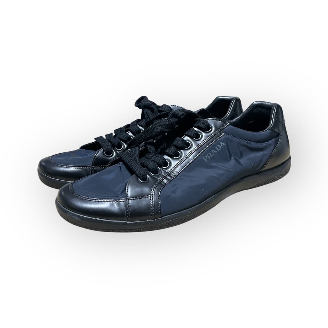 285~290) 프라다 스포츠 레더 나일론 로고 스니커즈 상품이미지1