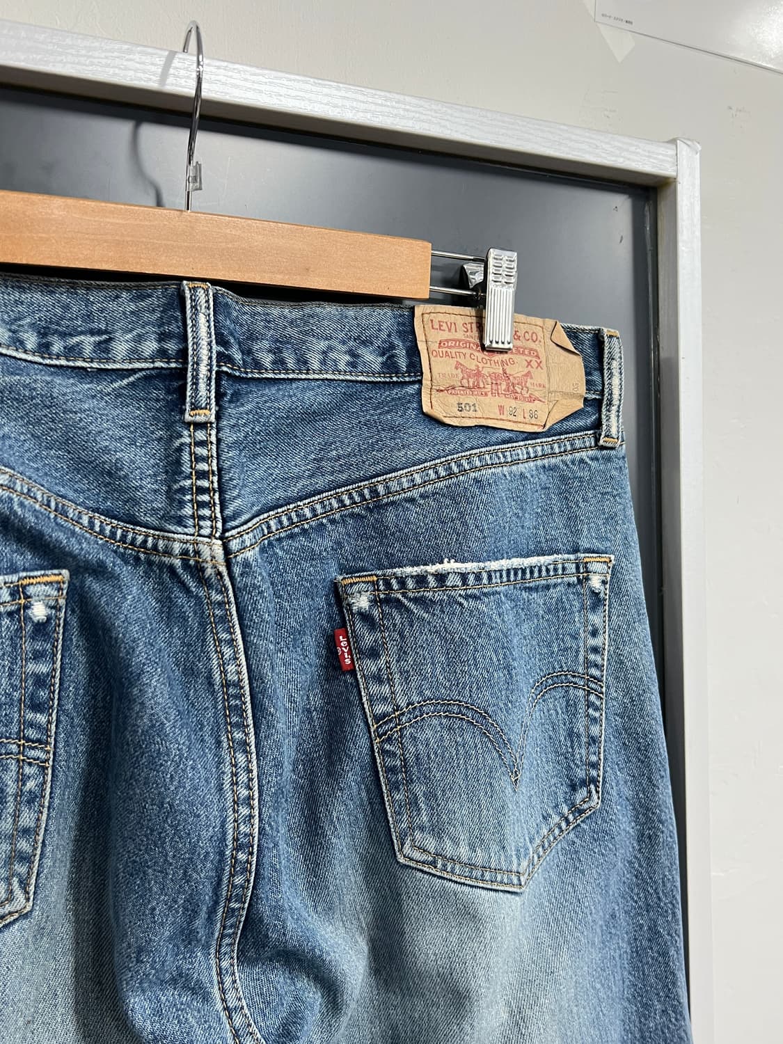 Levis 리바이스 501 와이드핏 데님 팬츠 상품이미지2